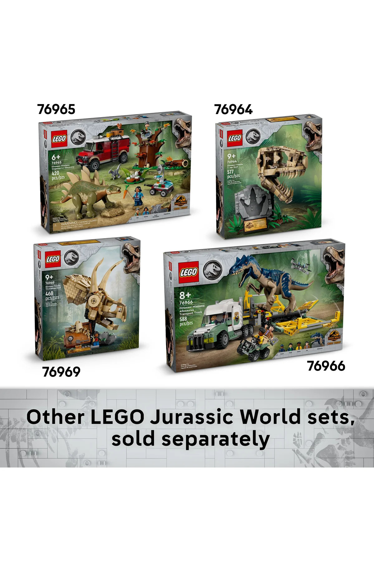 ® جوریاسیک ورلد لیتل اِیتی: ست ساختنی تی. رکس ۷۶۹۶۷ برای کودکان ۷ سال به بالا (۳۱۷ قطعه)