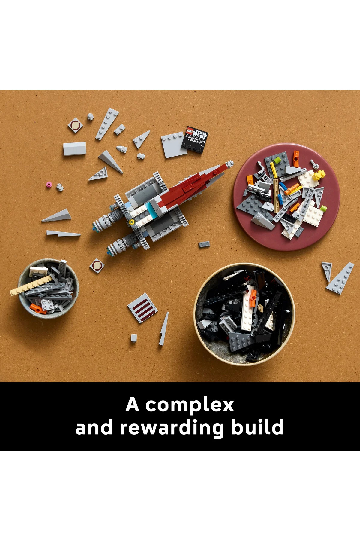 ® Star Wars ™ کشتی تهاجمی کلاس آکلامیتور ۷۵۴۰۴ – کیت مدل‌سازی برای بزرگسالان (۴۵۰P)