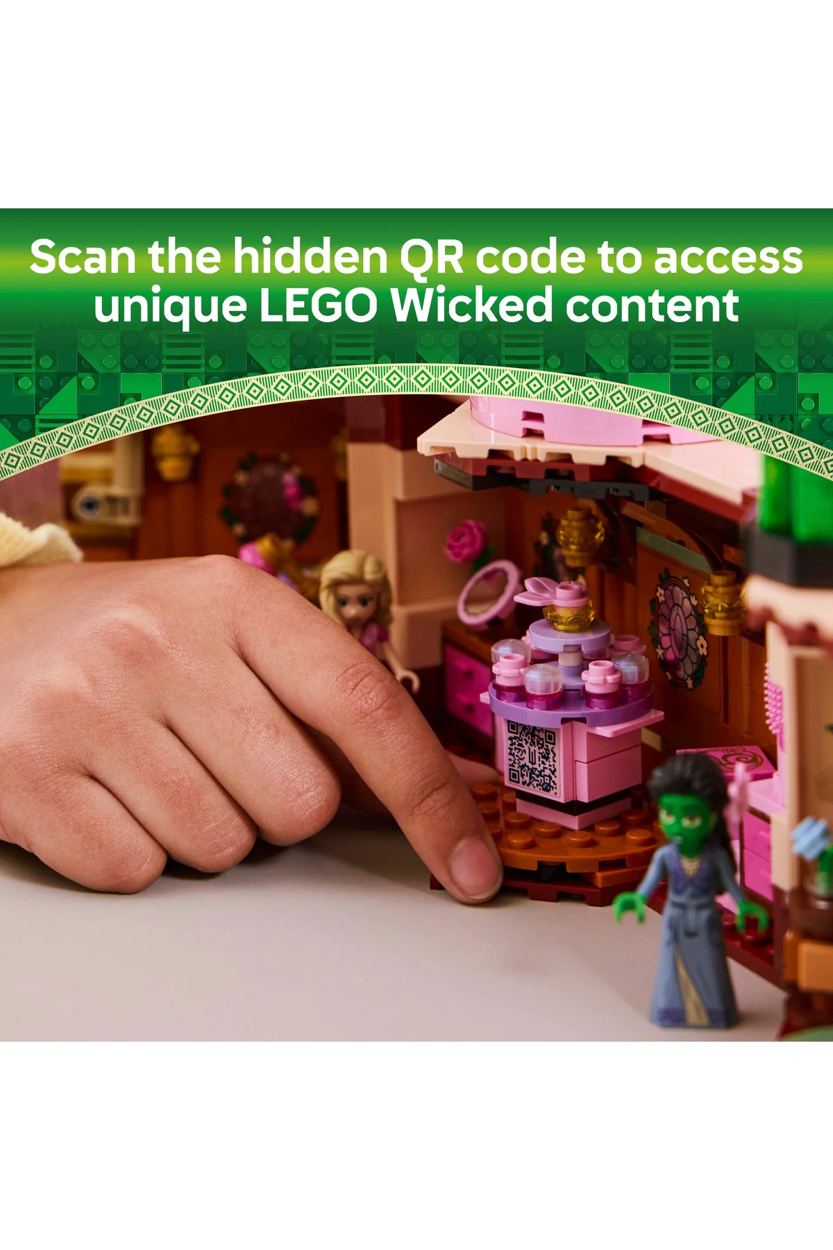 ® ویکد گلیندا و الفا‌بای خوابگاه ۷۵۶۸۳ – مجموعه ساختنی اسباب‌بازی برای کودکان ۸+ (۷۴۰ قطعه)