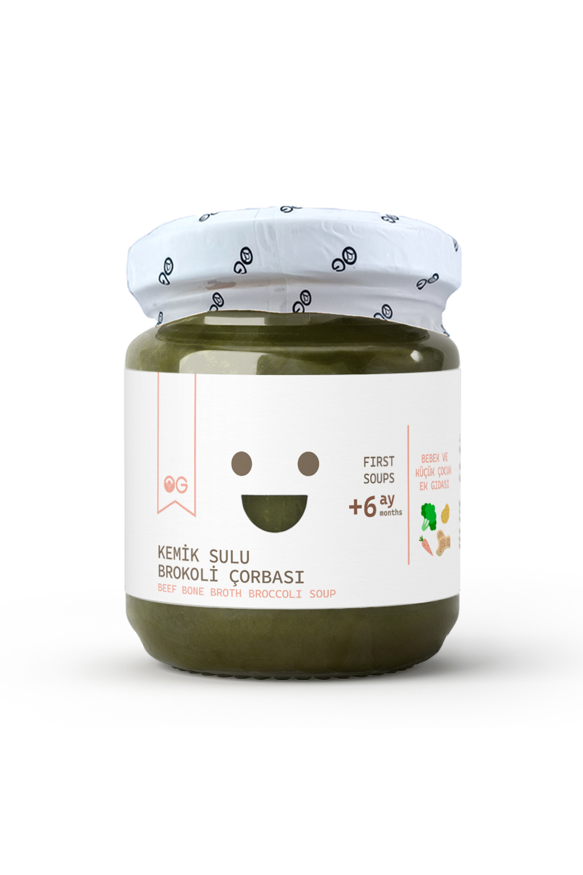 OG natural Kemik Sulu Ek Gıda Çorba Seti 200 G +6 Ay (SEBZE, BROKOLİ, BALKABAĞI) fotoğrafı 3 (önizleme)