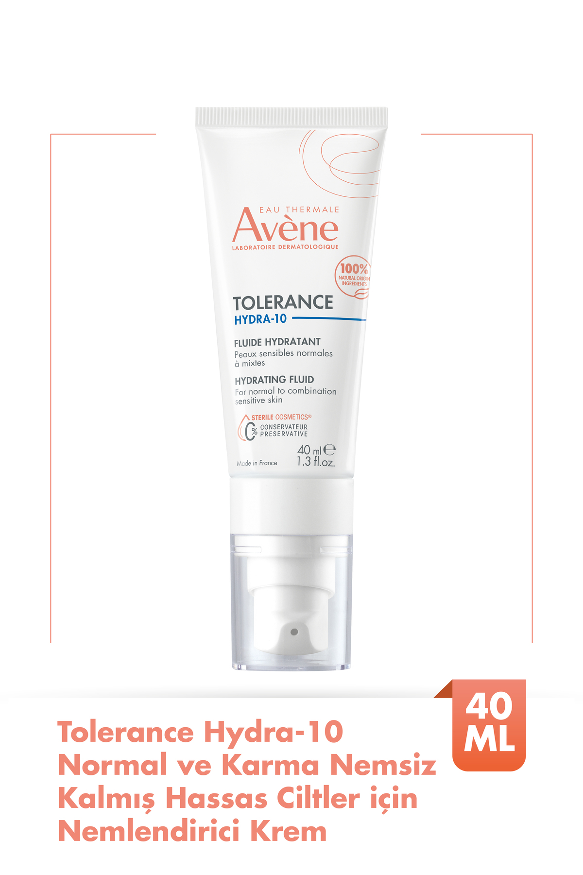 Avene Tolerance Hydra-10 Normal ve Karma Nemsiz Kalmış Hassas Ciltler için Nemlendirici Krem 40 ml