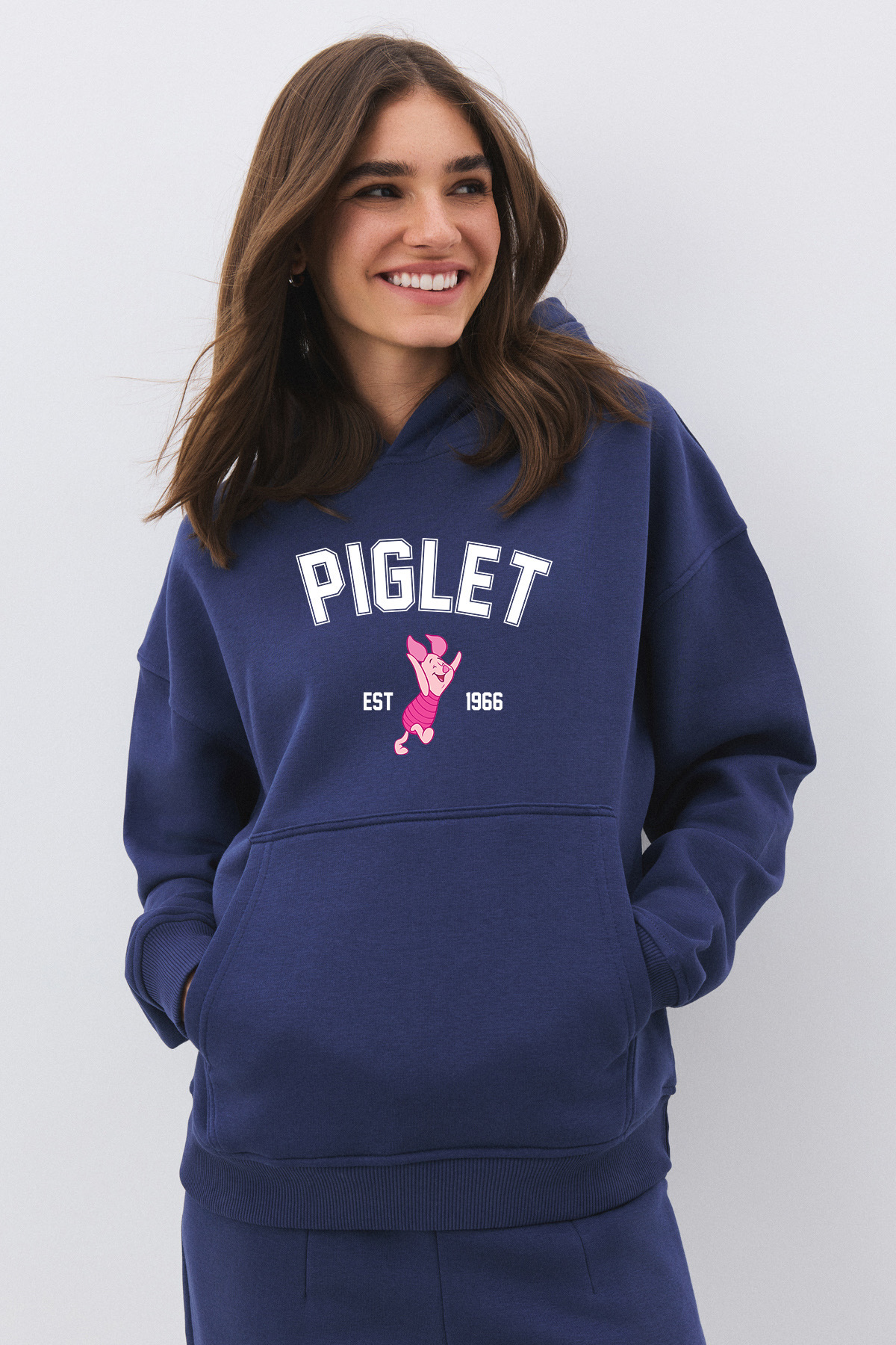 Trendiz Kadın Piglet İndigo Sweatshirt