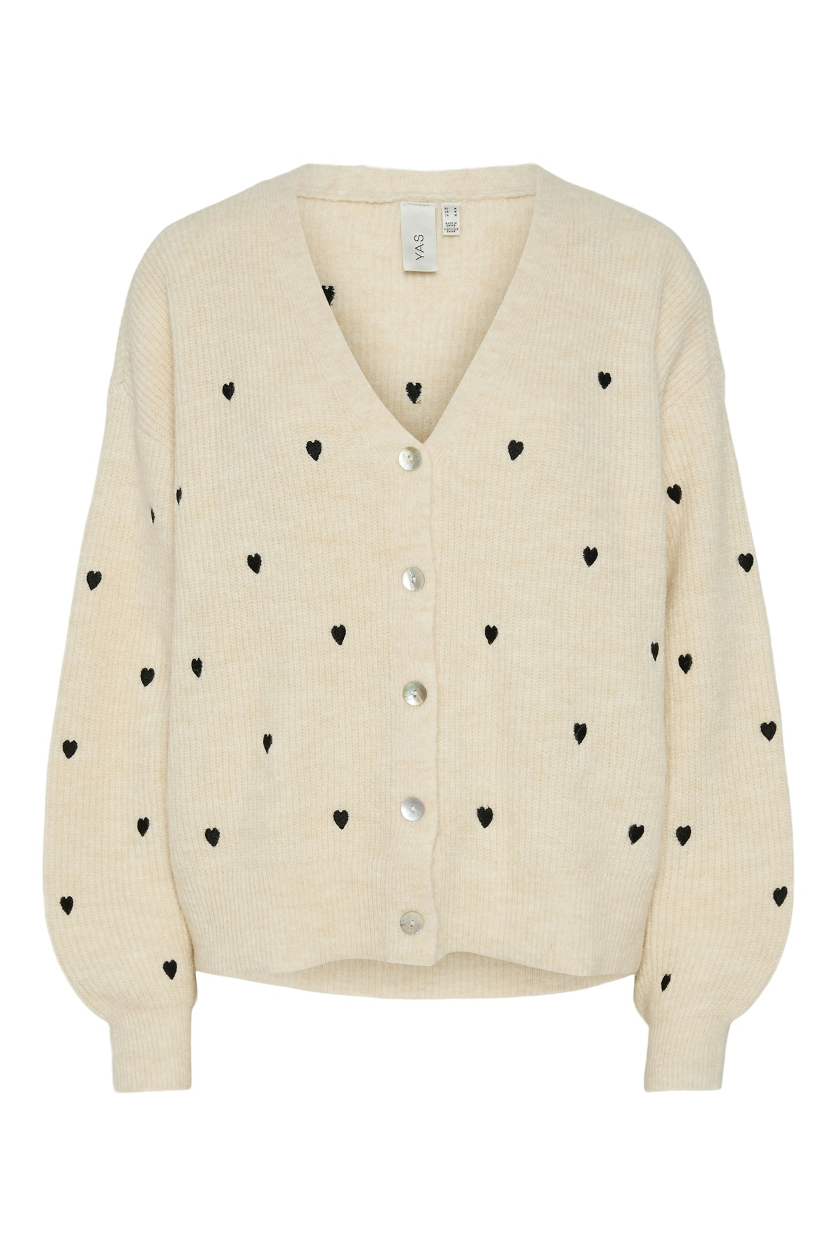 YAS. YASBOW LS HAFTOWANY SWETER Z DZIANINY S.