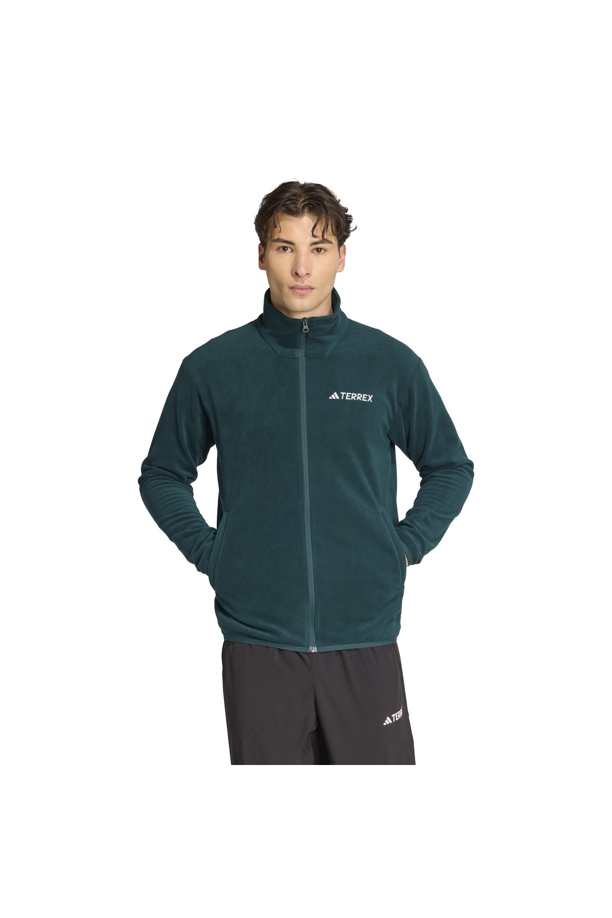 آدیداس تاپ زیپ‌دار پشمی چندکاره چندکاره تمام زیپ