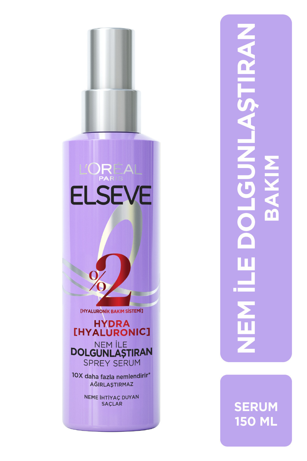 ELSEVE L'oreal Paris Hydra Hyaluronic Nem ile Dolgunlaştıran Saç Bakım Sprey Serum 150 ml