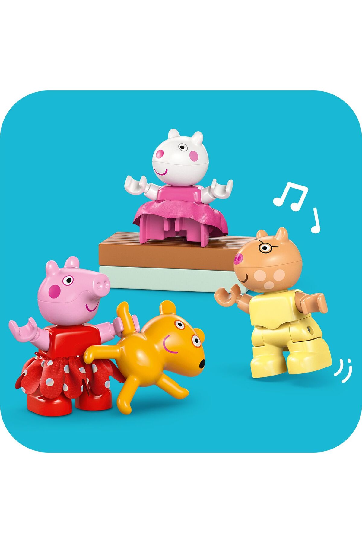 LEGO ® DUPLO®PeppaPig Doğum Günü Evi 10433 - 2+ Çocuklar için Eğitici Oyuncak Yapım Seti (59P) fotoğrafı 5 (önizleme)