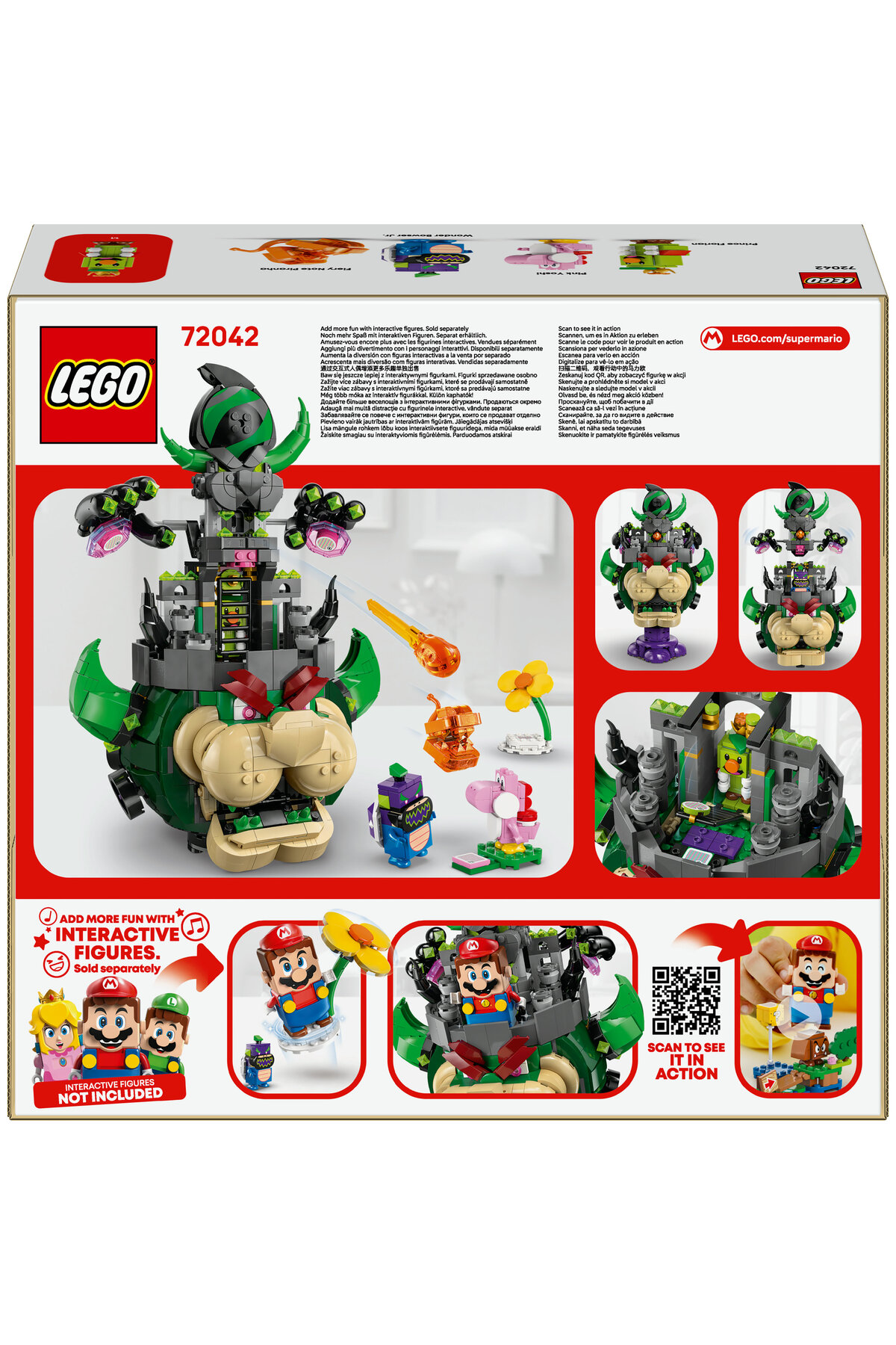 ® سوپر ماریو ™ پرنس فلورین و قلعه باوزر ۷۲۰۴۲ – ست ساختنی اسباب‌بازی کودکان ۹+ (۱۲۵۱P)