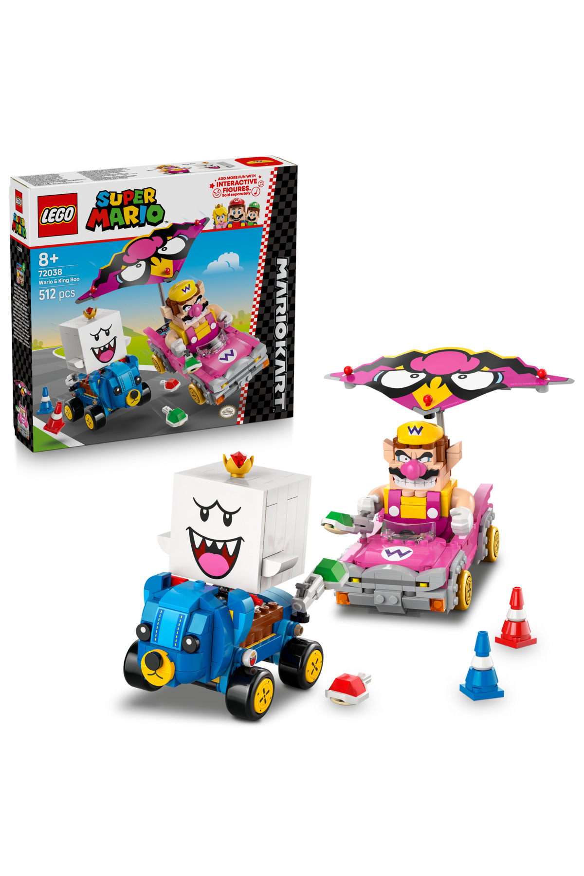 LEGO ® Super Mario™: Mario Kart™ – Wario ve King Boo 72038 - 8+