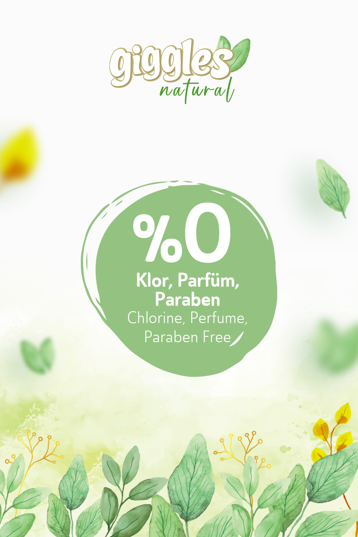 giggles Natural 5 Numara Juniour Pamuklu Bebek bezi 42 Adet fotoğrafı 5 (önizleme)
