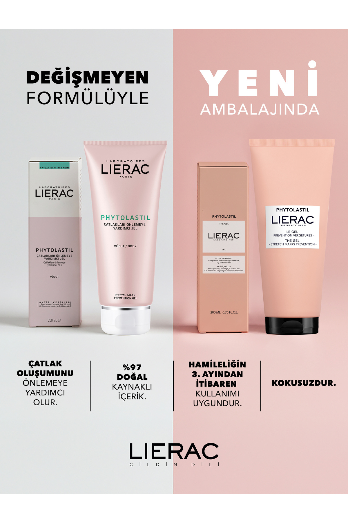 Phytolastil Çatlak Önleyici Yardımcı Jel 200ml – Hamilelik Ve Kiloya Bağlı Çatlak Bakımı — SET.LRC.6 — تصویر 2 از 3