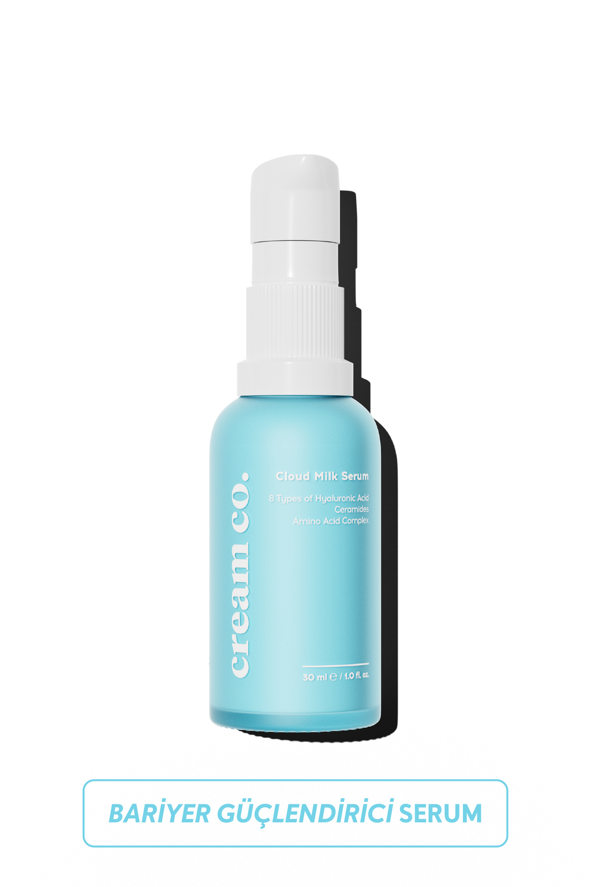 Cream Co. Bariyer Onarıcı Yatıştırıcı Nemlendirici Milk Serum | Hyaluronik Asit Seramid | Tüm Cilt Tipleri