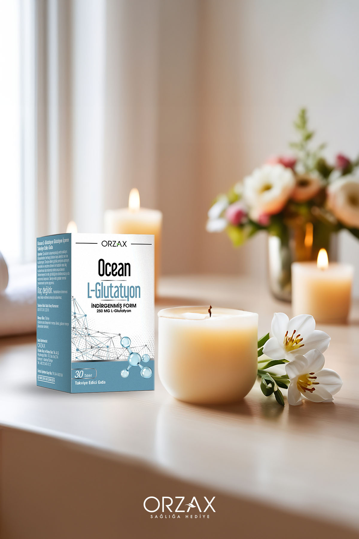 Ocean Orzax L-glutathione 250 Mg 30 Tablets Food Supplement- Trendyol