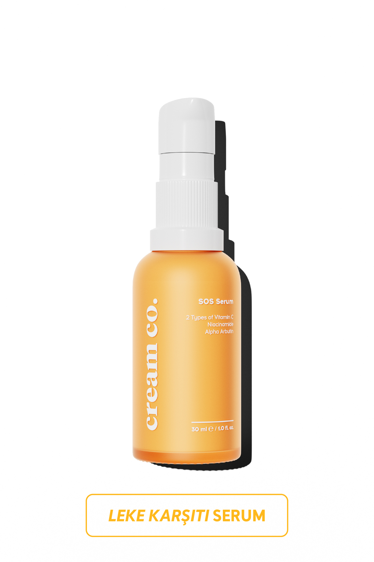 Cream Co. Leke Karşıtı Cilt Tonu Eşitleyici Aydınlatıcı C Vitamini Arbutin SOS Serum | Tüm Cilt Tipleri