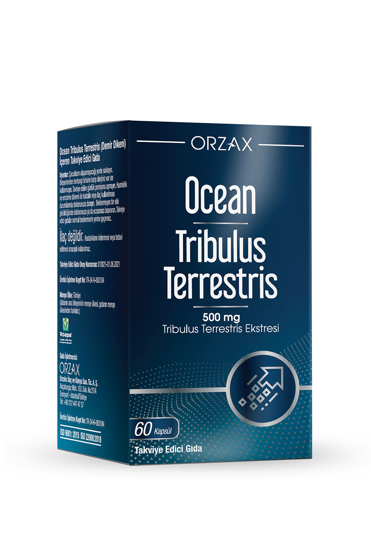 Ocean Tribulus Terrestris 500 mg 60 Kapsül