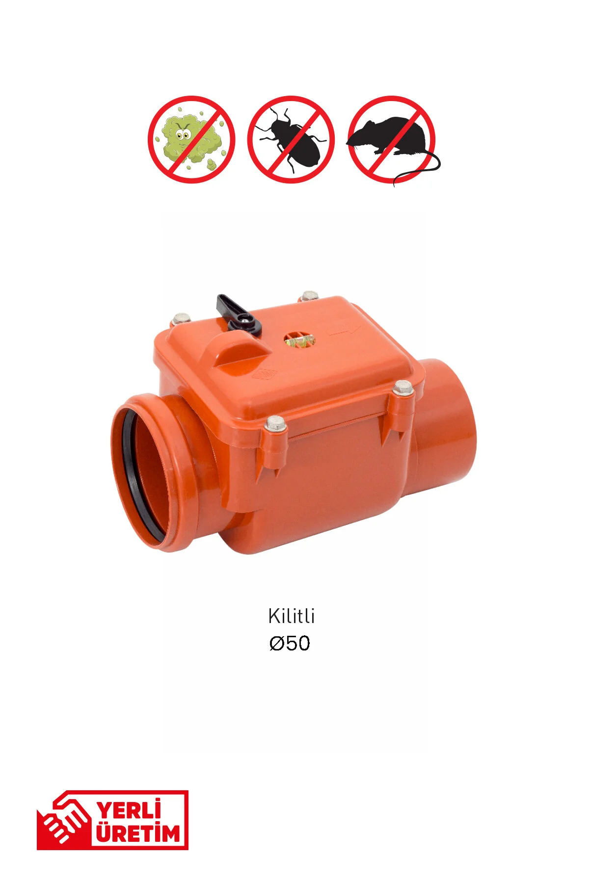 Genel Markalar Gama Pis Su Çekvalf Q50 Kilitli