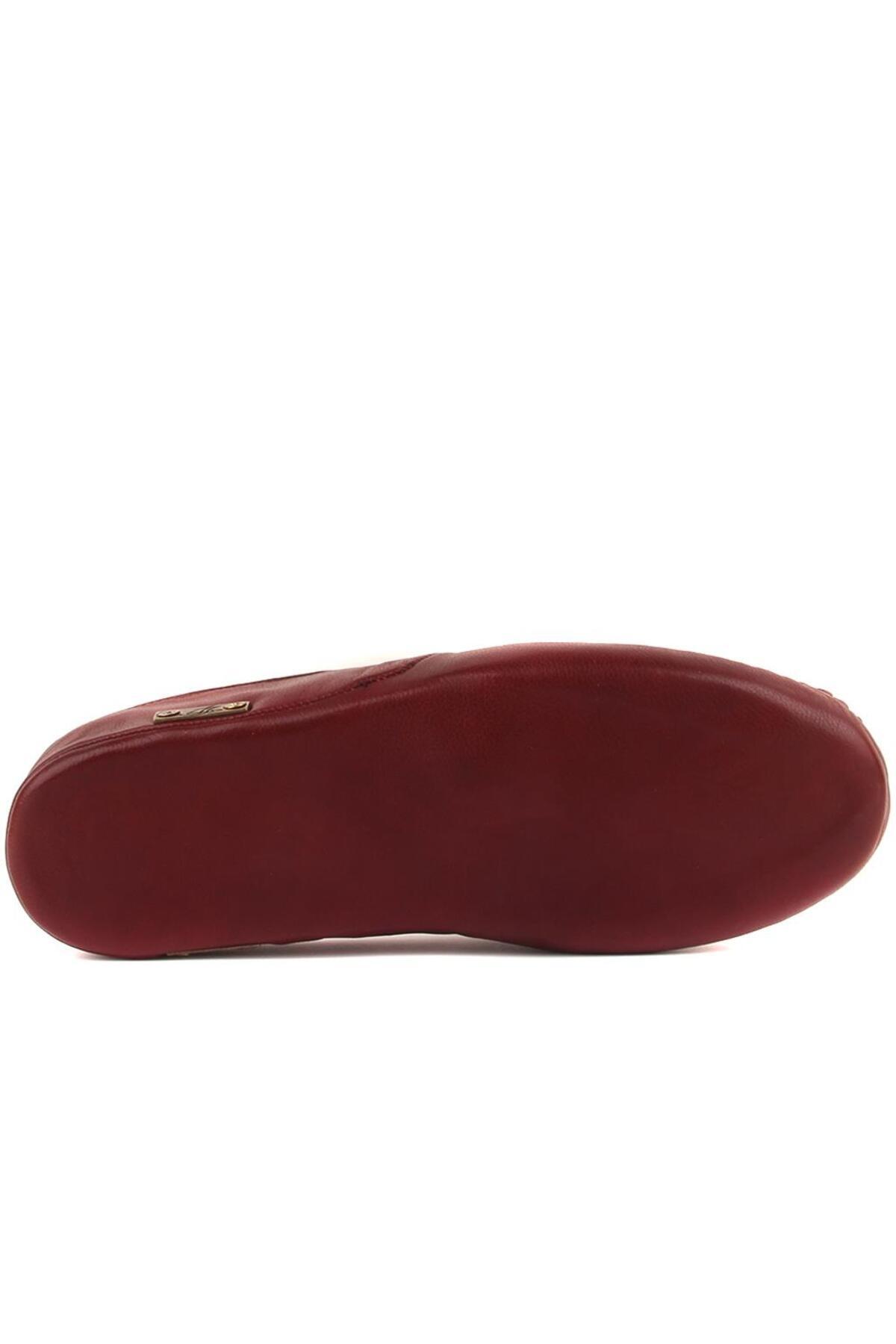 Sail Lakers  - Bordo Deri Ev Terliği 110-547-X - Görsel 5