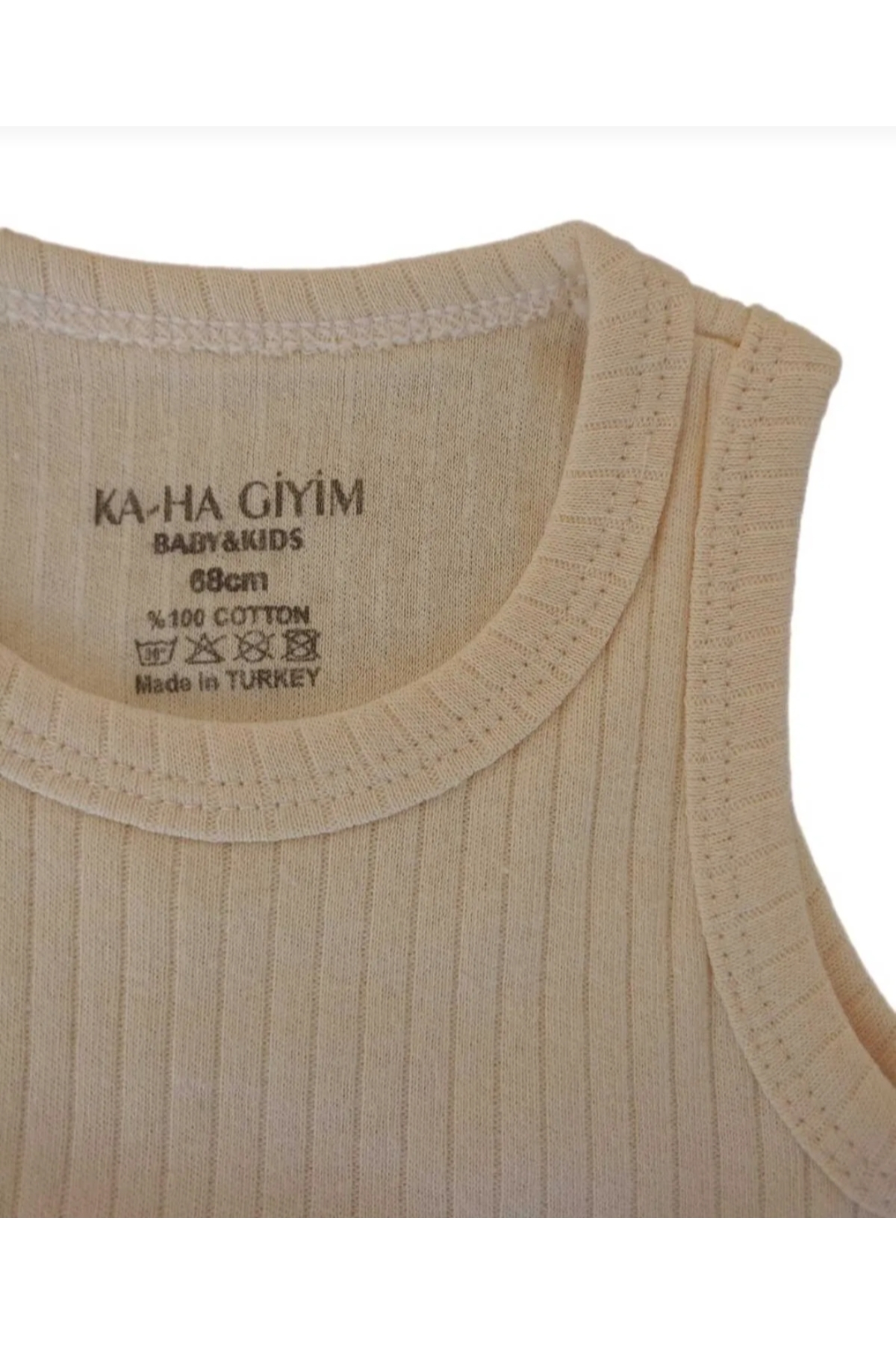 KA-HA Giyim %100 Pamuklu 4'lü Çıtçıtlı Bebek Body Zıbın / Pamuklu Bebek Atlet / Bebek Çıtçıtlı Badi / Organik fotoğrafı 2 (önizleme)