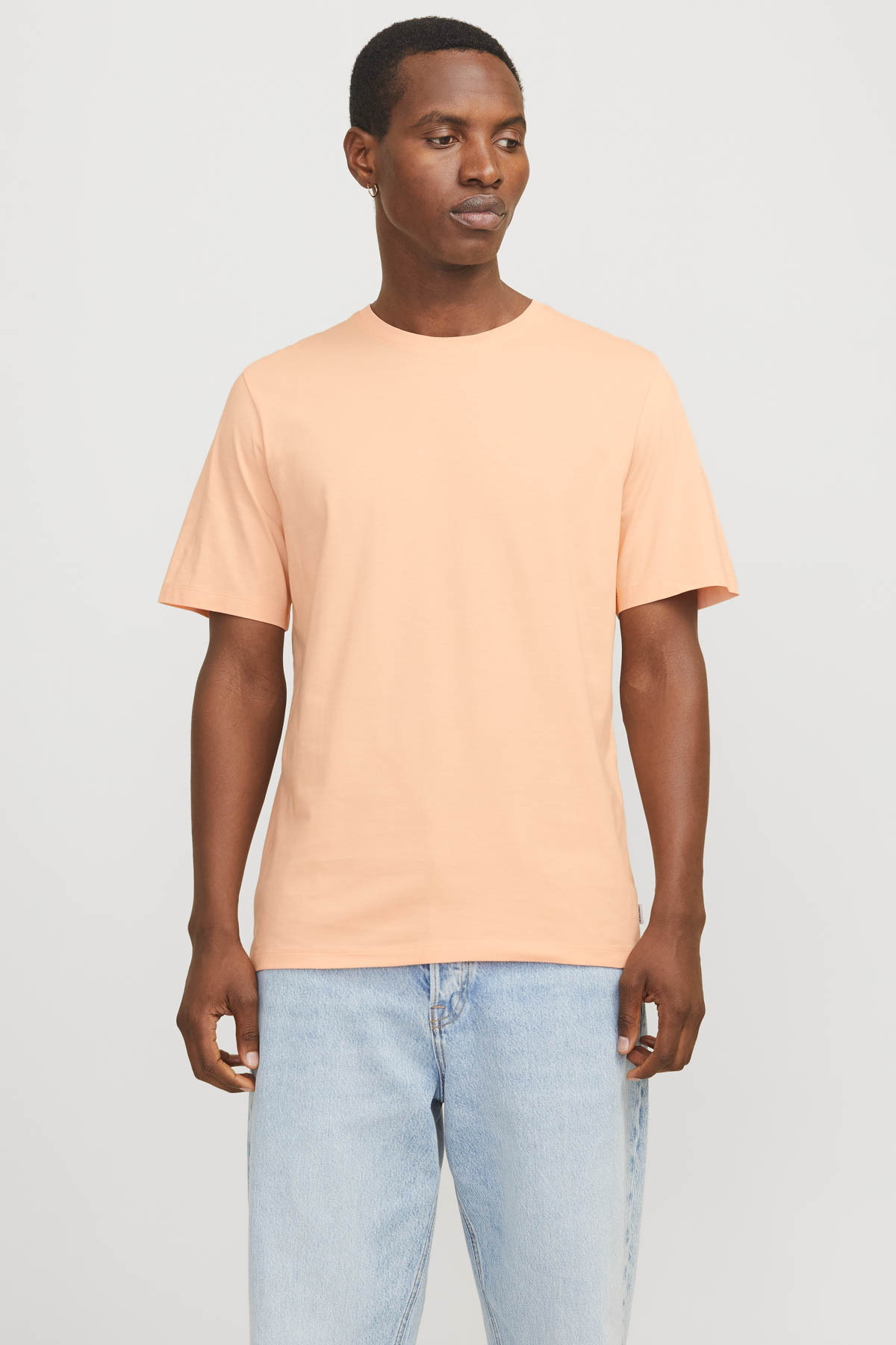 جک اند جونز تی شرت آستین کوتاه مردانه JJEORGANIC BASIC TEE SS