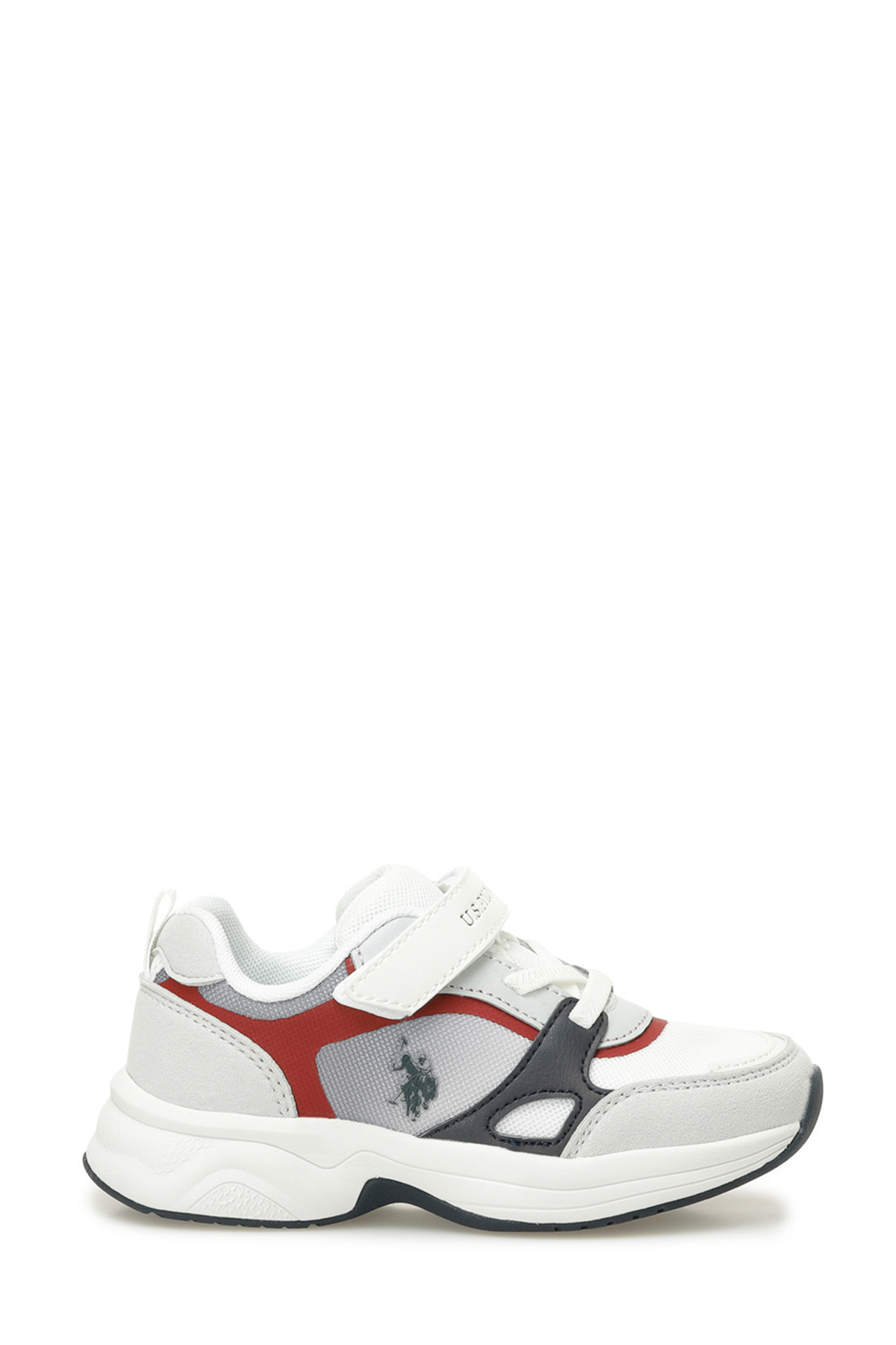 یو اس پولو کفش کتانی پسرانه سفید LESSER 5FX یو اس پولو کفش کتانی پسرانه سفید LESSER 5FX