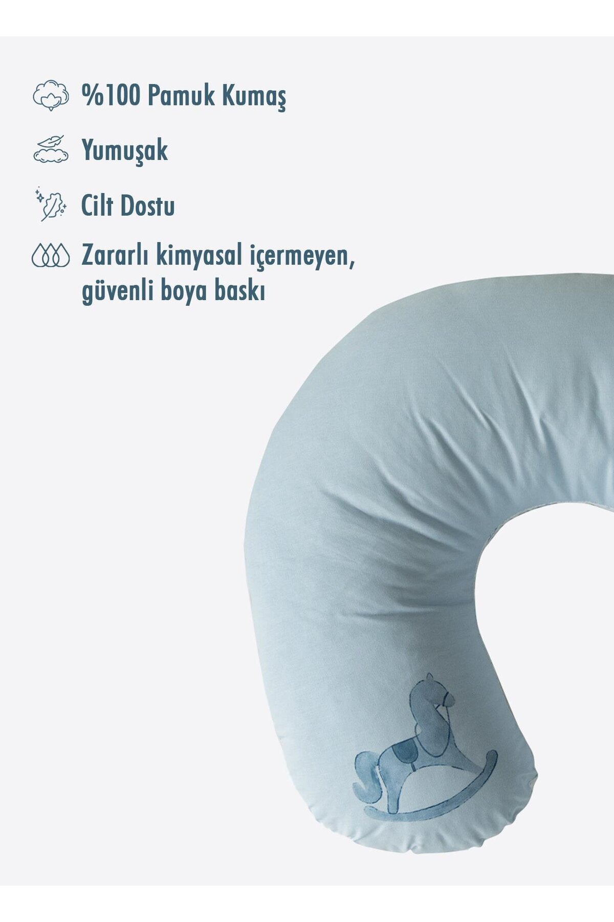 kitikate My Toy Çok Fonksiyonlu Emzirme Yastığı Mavi fotoğrafı 6 (önizleme)
