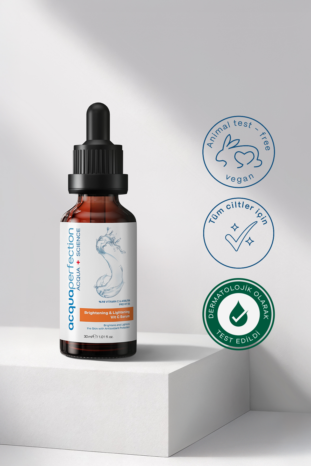 Aydınlatıcı ve Renk Tonu Eşitleyici C Vitamini Serum 30 ml — ACP0002 — تصویر 7 از 7
