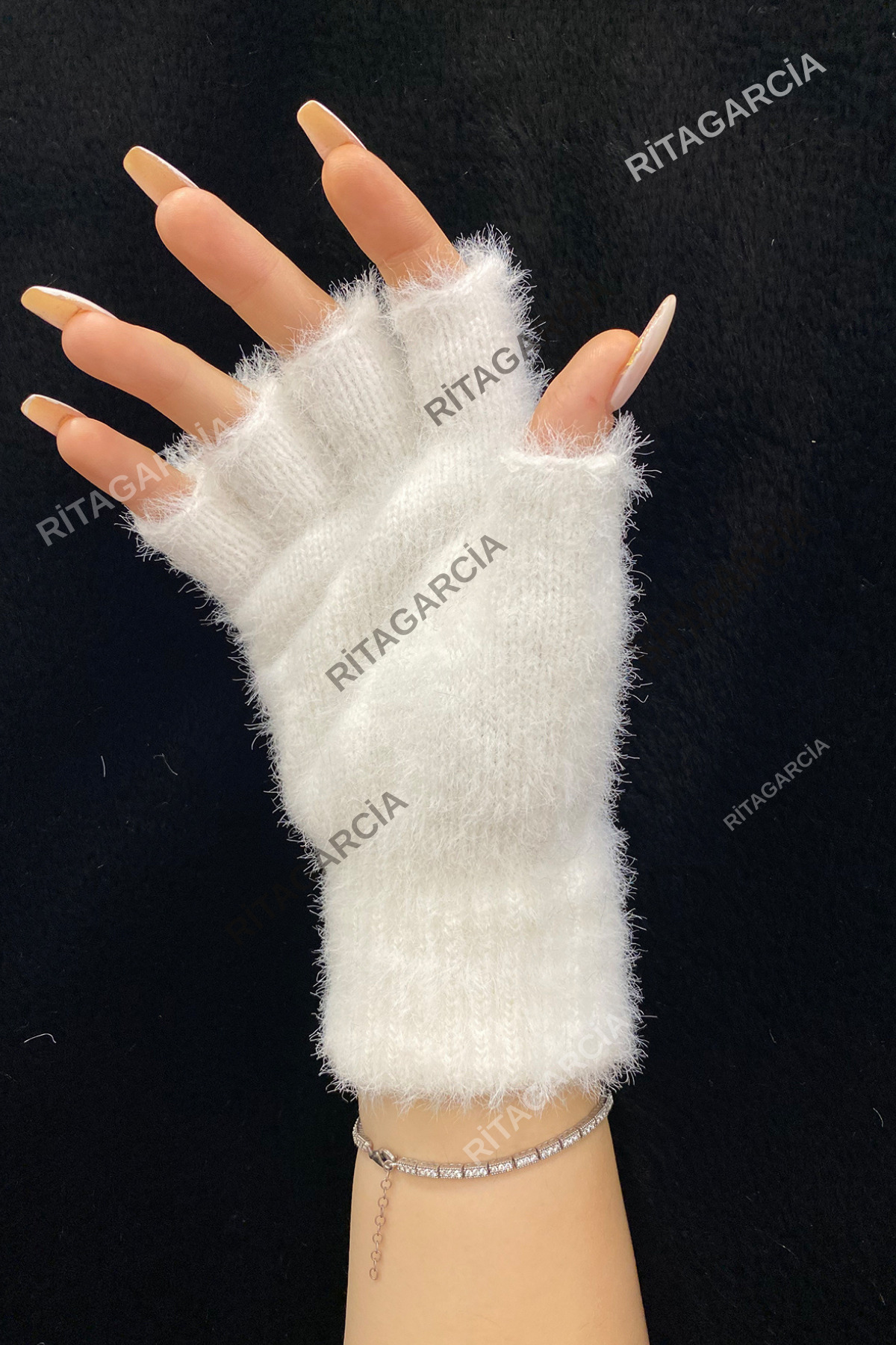 Ritagarcia  Peluş Kesik Parmak Eldiven - Görsel 4