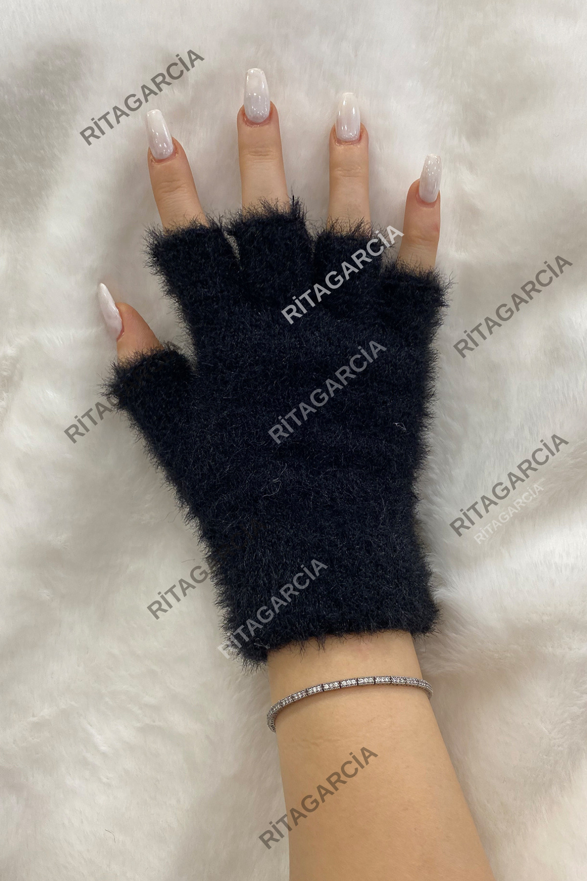 Ritagarcia  Peluş Kesik Parmak Eldiven - Görsel 4