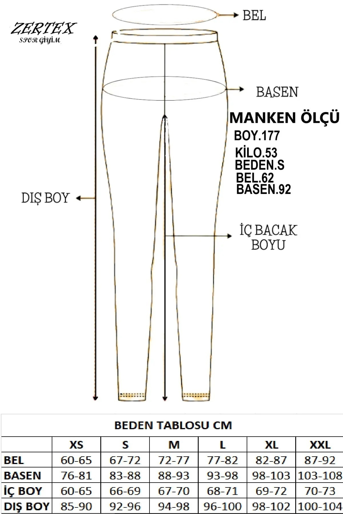 ZERTEX Siyah Kadın Spor Tayt Çift Cepli Sıkılaştırıcı Toparlayıcı Sporcu Taytı Leggings görsel 8