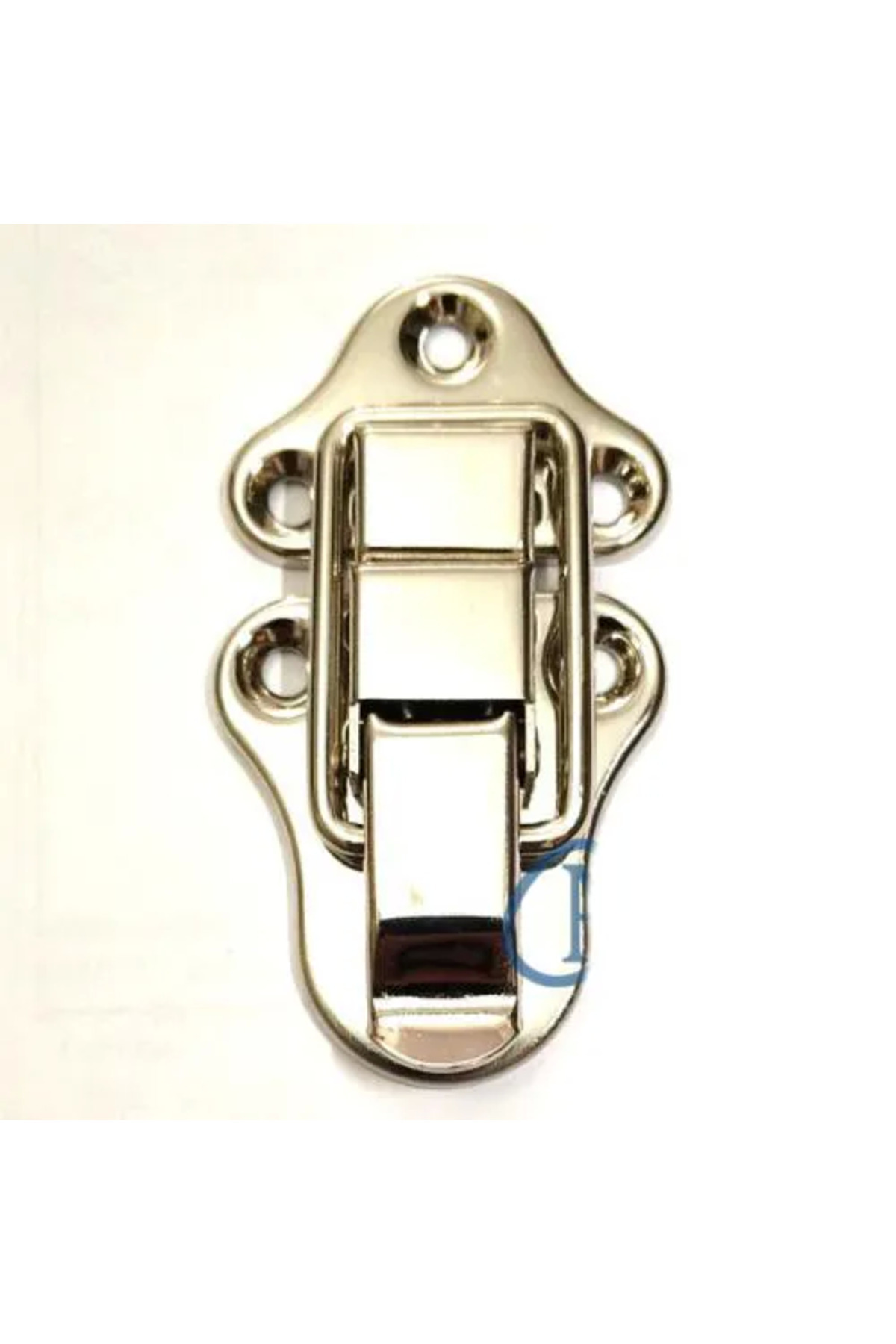 ahsun Sandık, Kutu Klipsi, Ön Kilidi - 72x40mm, Nikel, 100 Adet - Lisinya