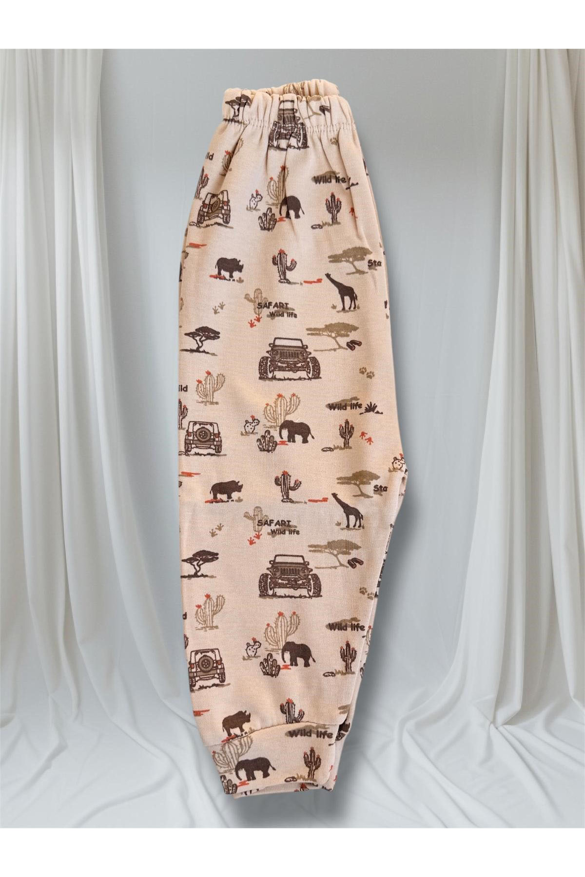 Kindo Baby 0/3 Ay 3/6 Ay 6/9 Ay 9/12 Ay - 1 Yaş,2yaş,3yaş,4yaş Penye Pantolon Çocuk Pijama, Bebek Pantolon fotoğrafı 3 (önizleme)