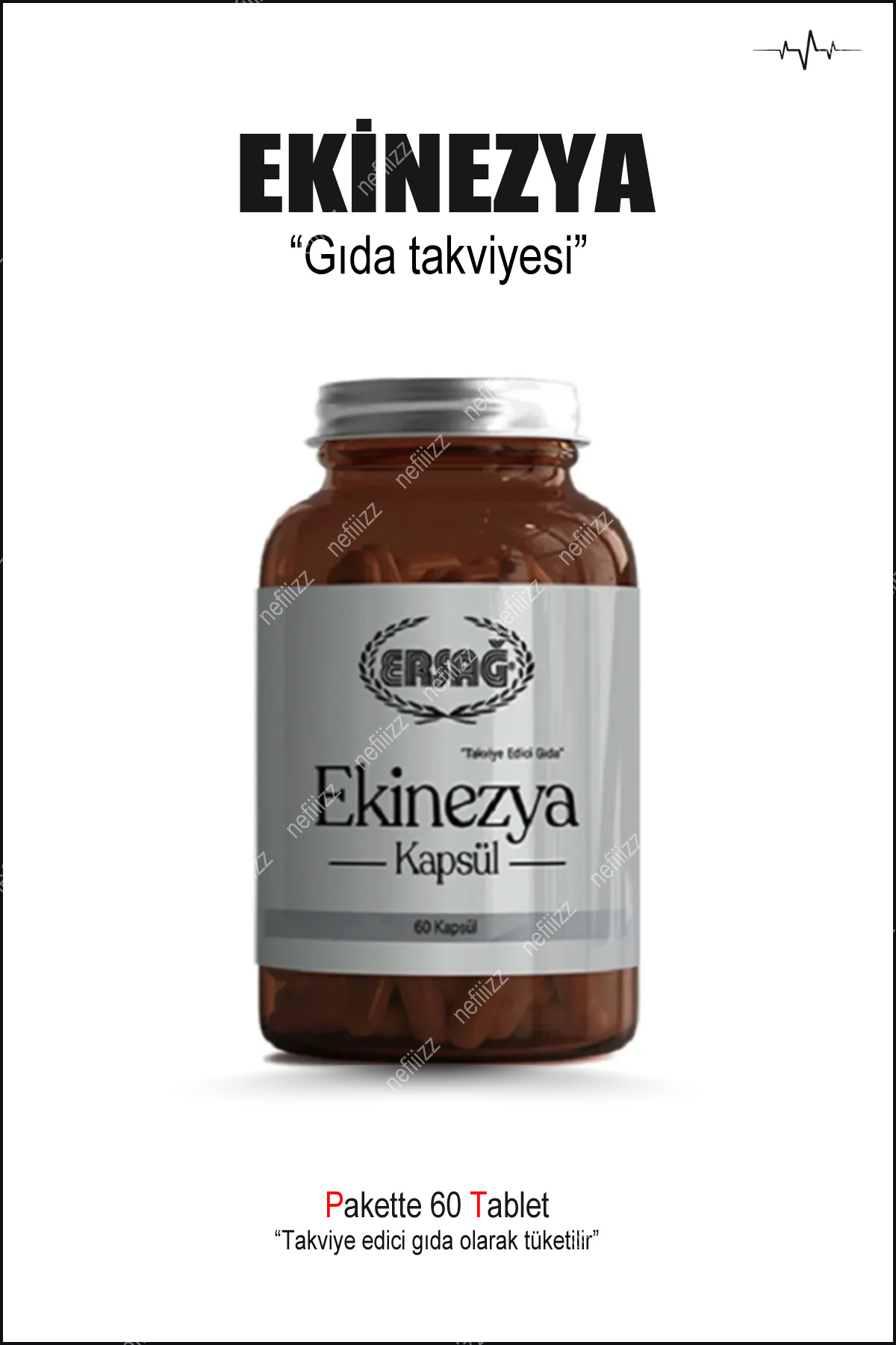 Genel Markalar Ekinezya Gıda takviyesi 60 kapsül Ersağ
