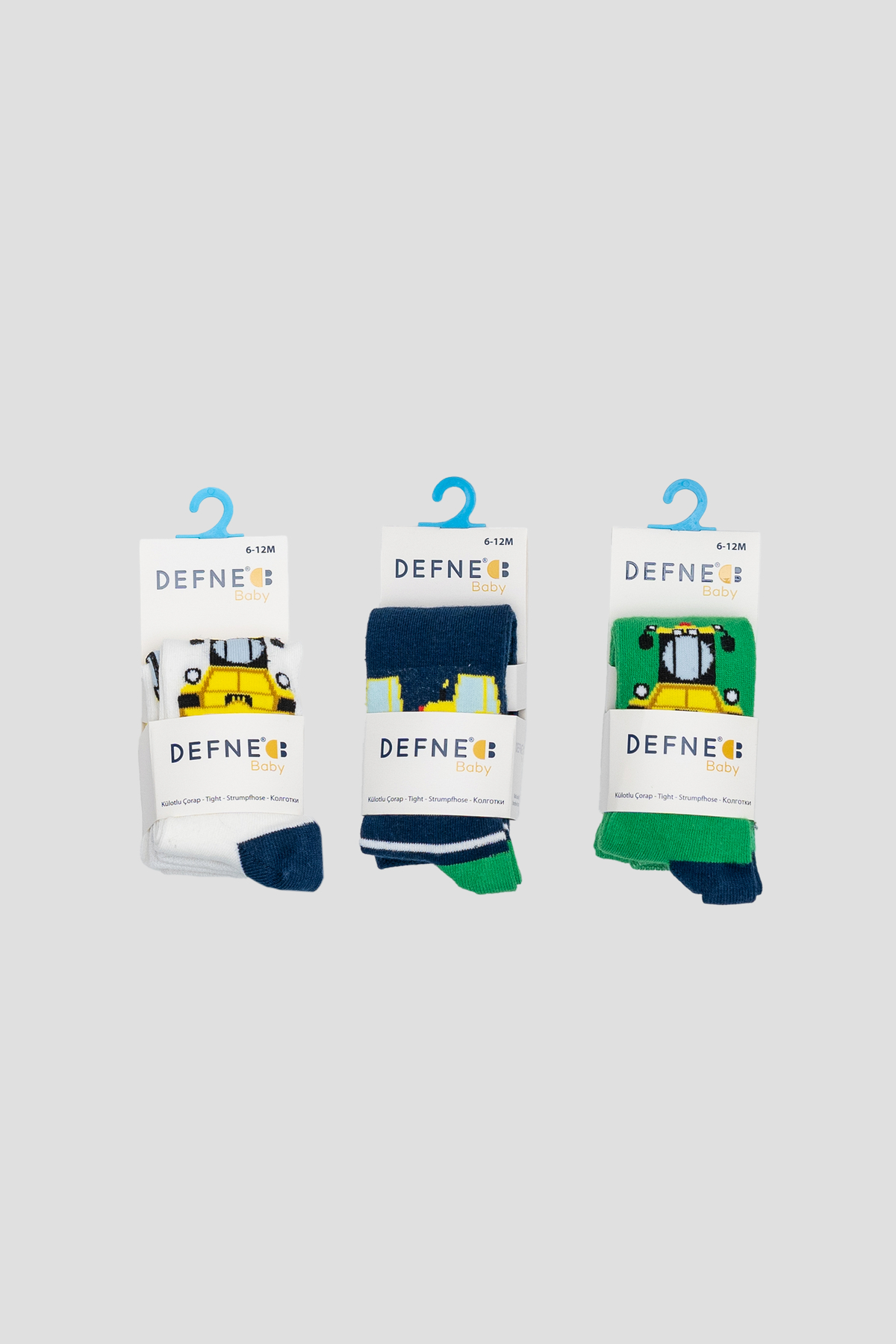 Defne Baby 3 Adet Araba Konseptli Pamuklu Erkek Bebek Ve Çocuk Külotlu Çorabı fotoğrafı 5 (önizleme)