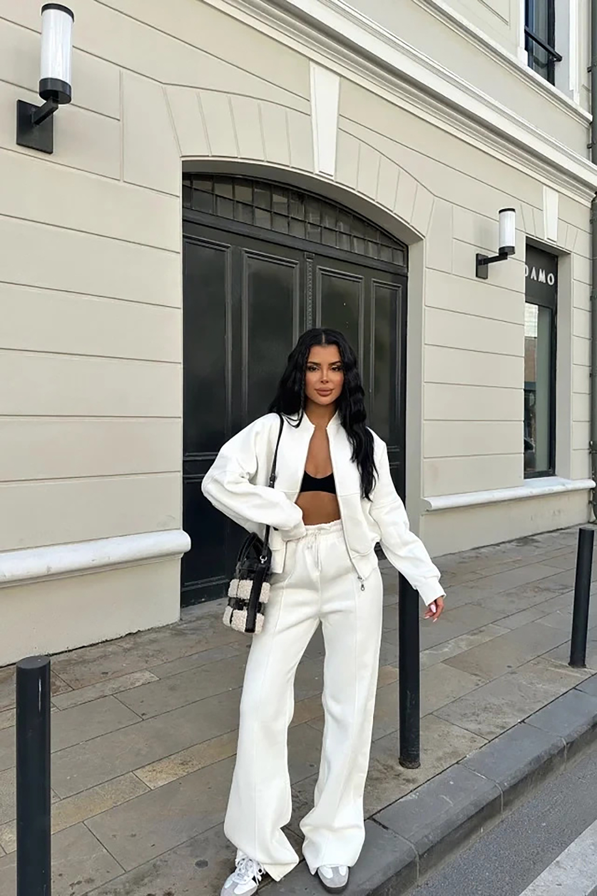 women's winter tracksuit NB0022-ECRU