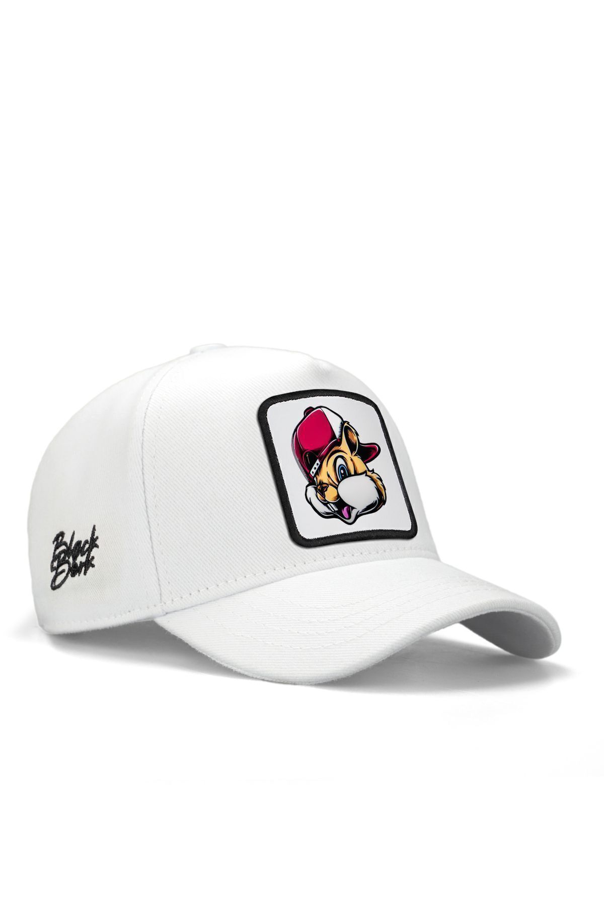 Kids Squirrel Logo White Kids Baseball Cap