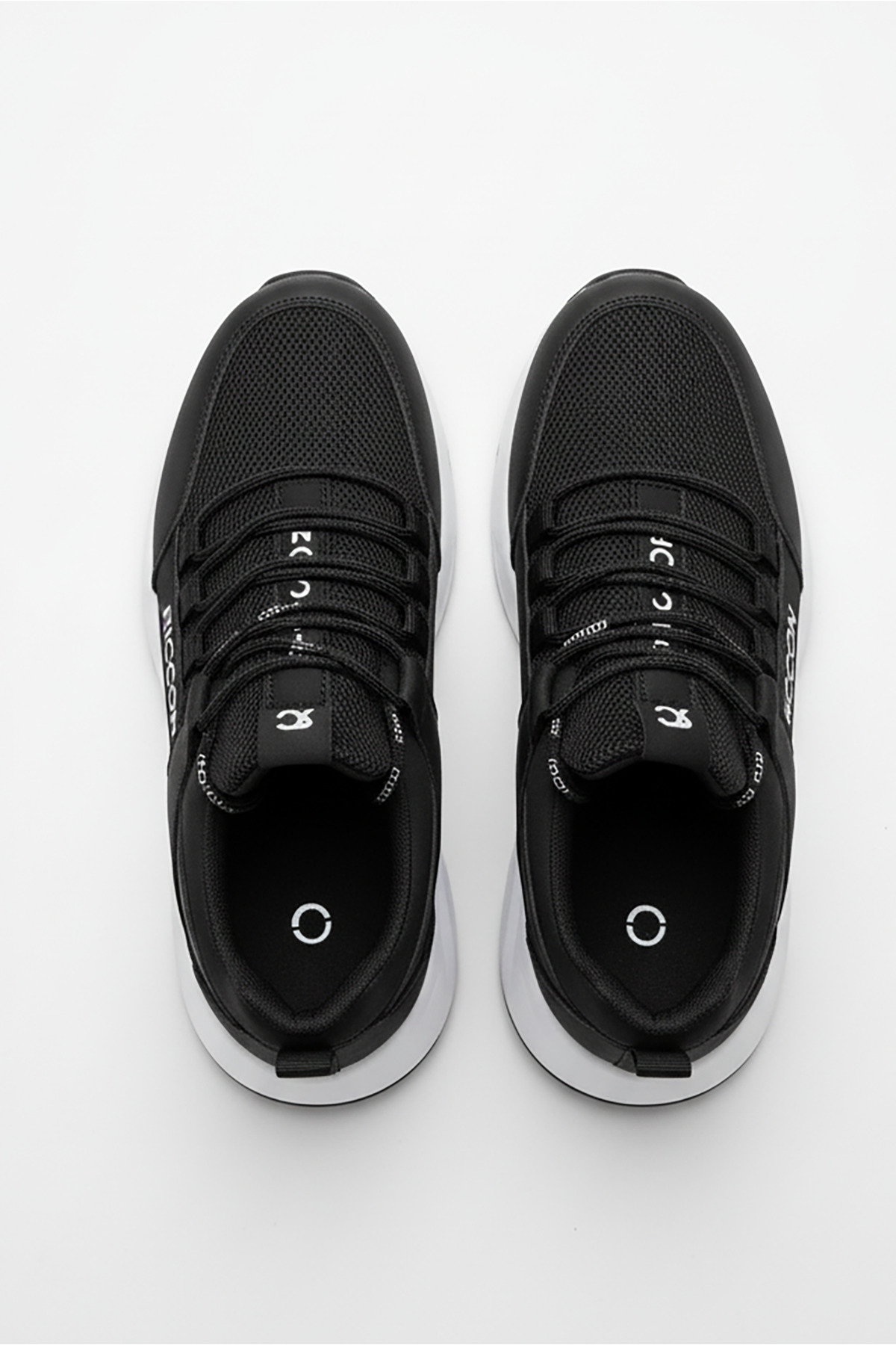 Riccon Unisex Siyah Beyaz Sneaker 0012072 görsel 3