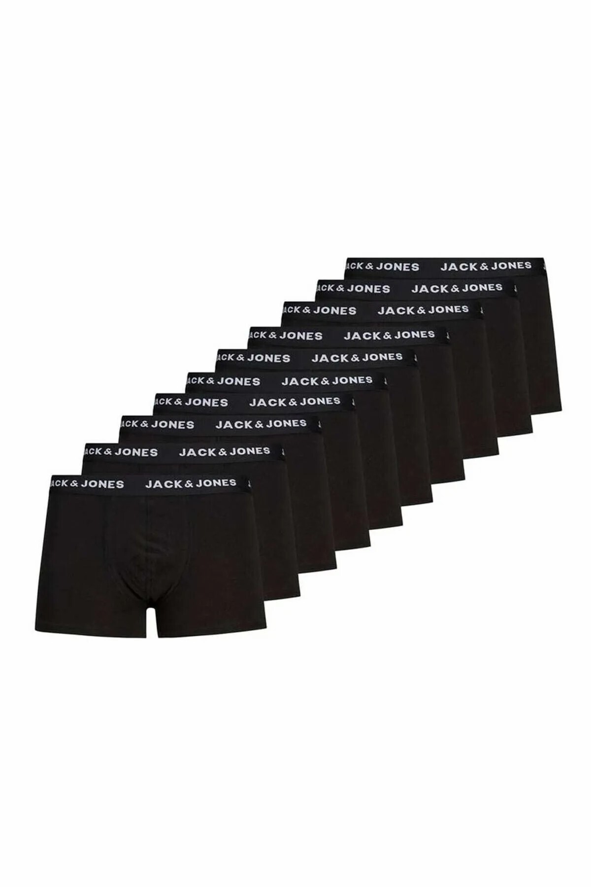 جک اند جونز تنه مردانه مشکی Jacsolid 10 Packs Noos Boxer 12189937-مشکی