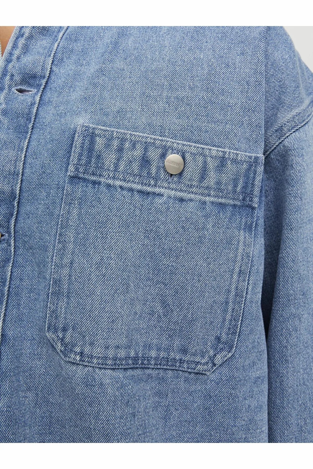 پیراهن مردانه راسته آستین بلند | جک اند جونز Jack & Jones 12250602 - تصویر 5