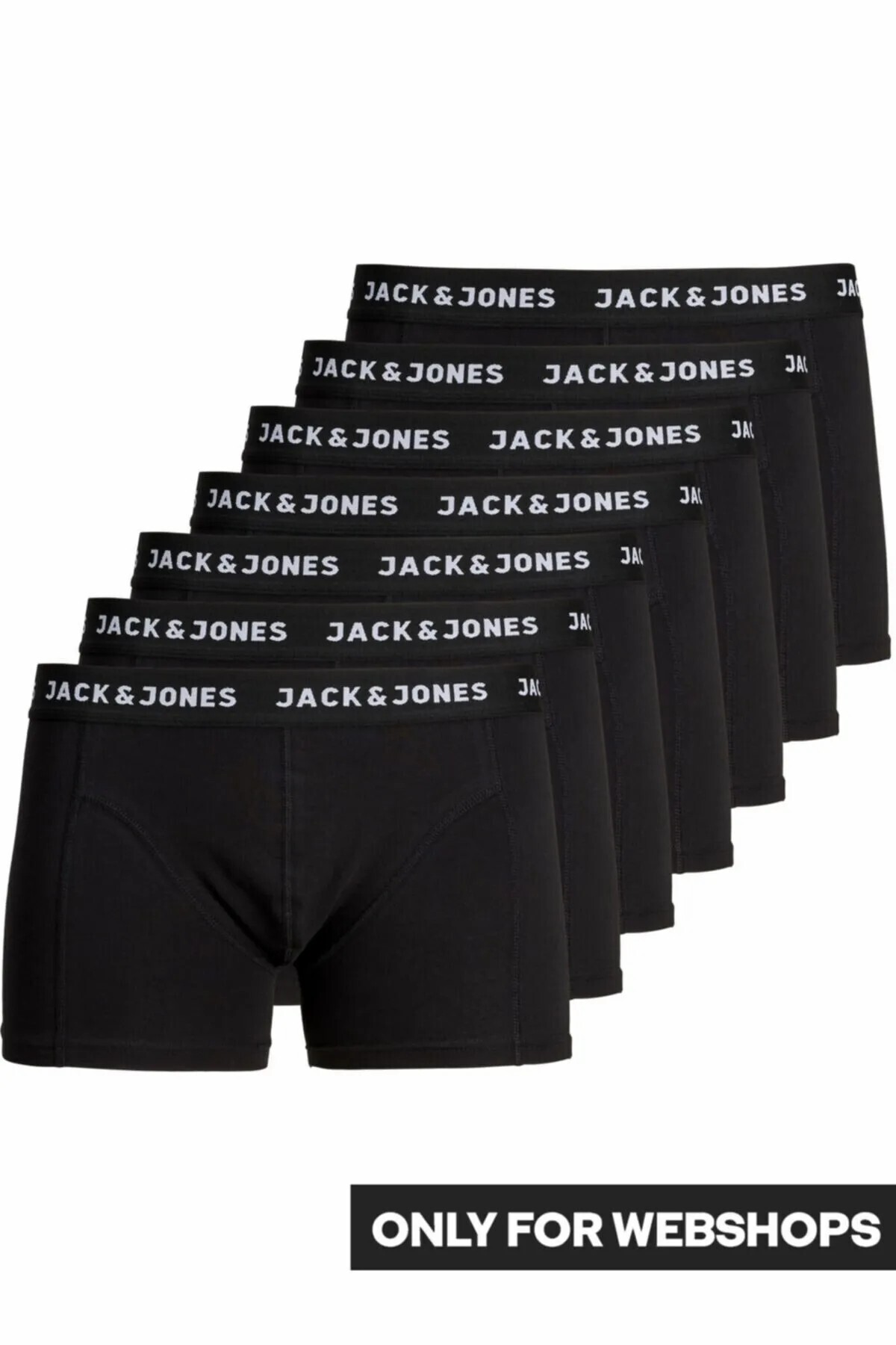 جک اند جونز تنه مردانه مشکی Jachuey 7 Pack Noos Boxer 12171258-مشکی