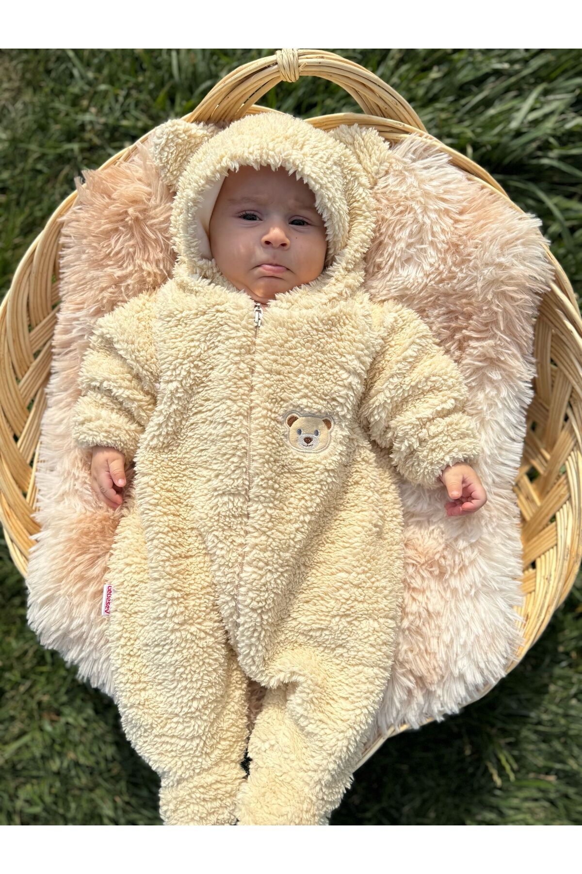 Bebesev Welsoft Peluş Unisex Fermuarlı Astarlı Kışlık Bebek Uyku Tulumu Bebek Tulumu Çocuk Tulumu fotoğrafı 4 (önizleme)