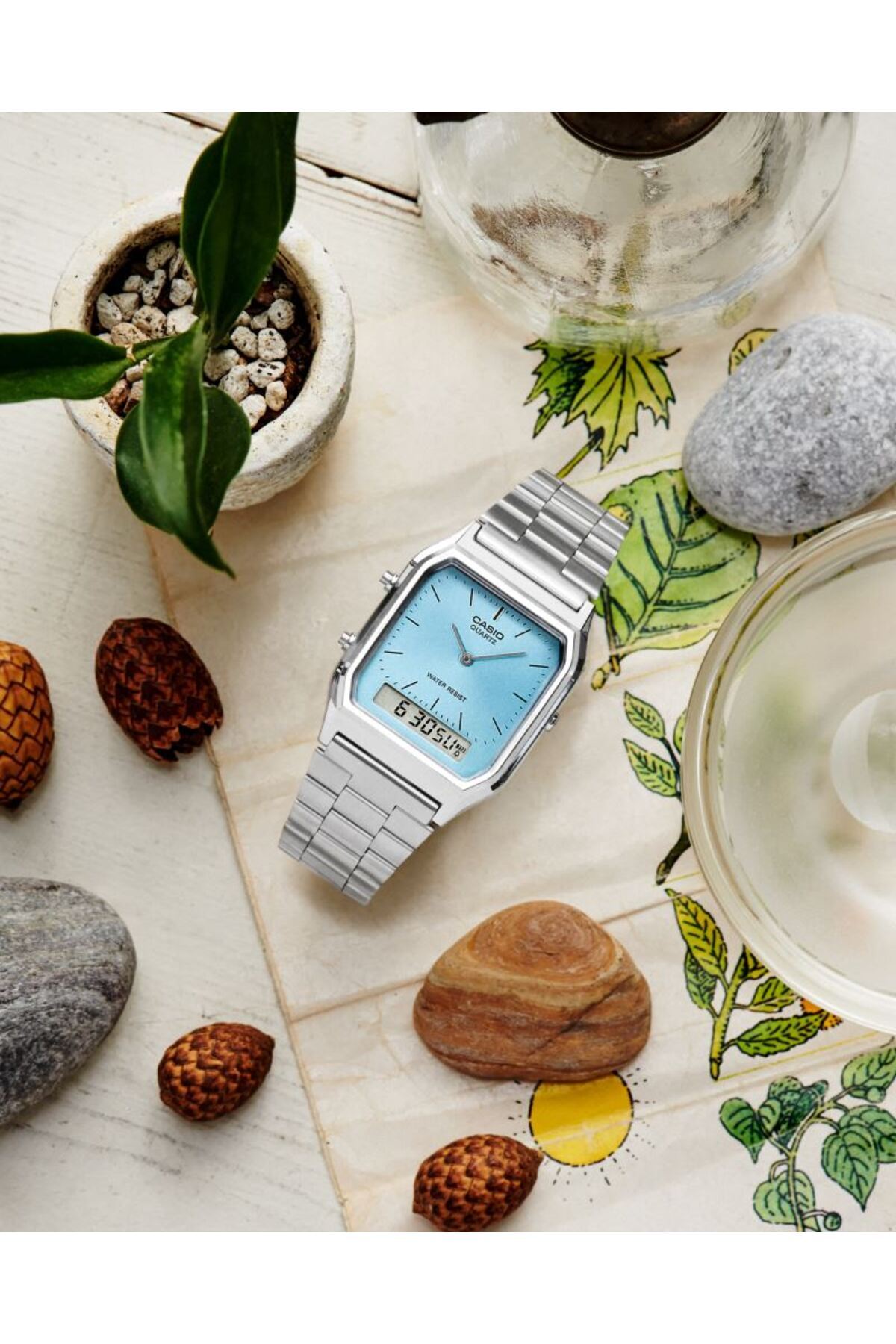 Casio  AQ-230A-2A1MQYDF RETRO ERKEK KOL SAATİ - Görsel 5