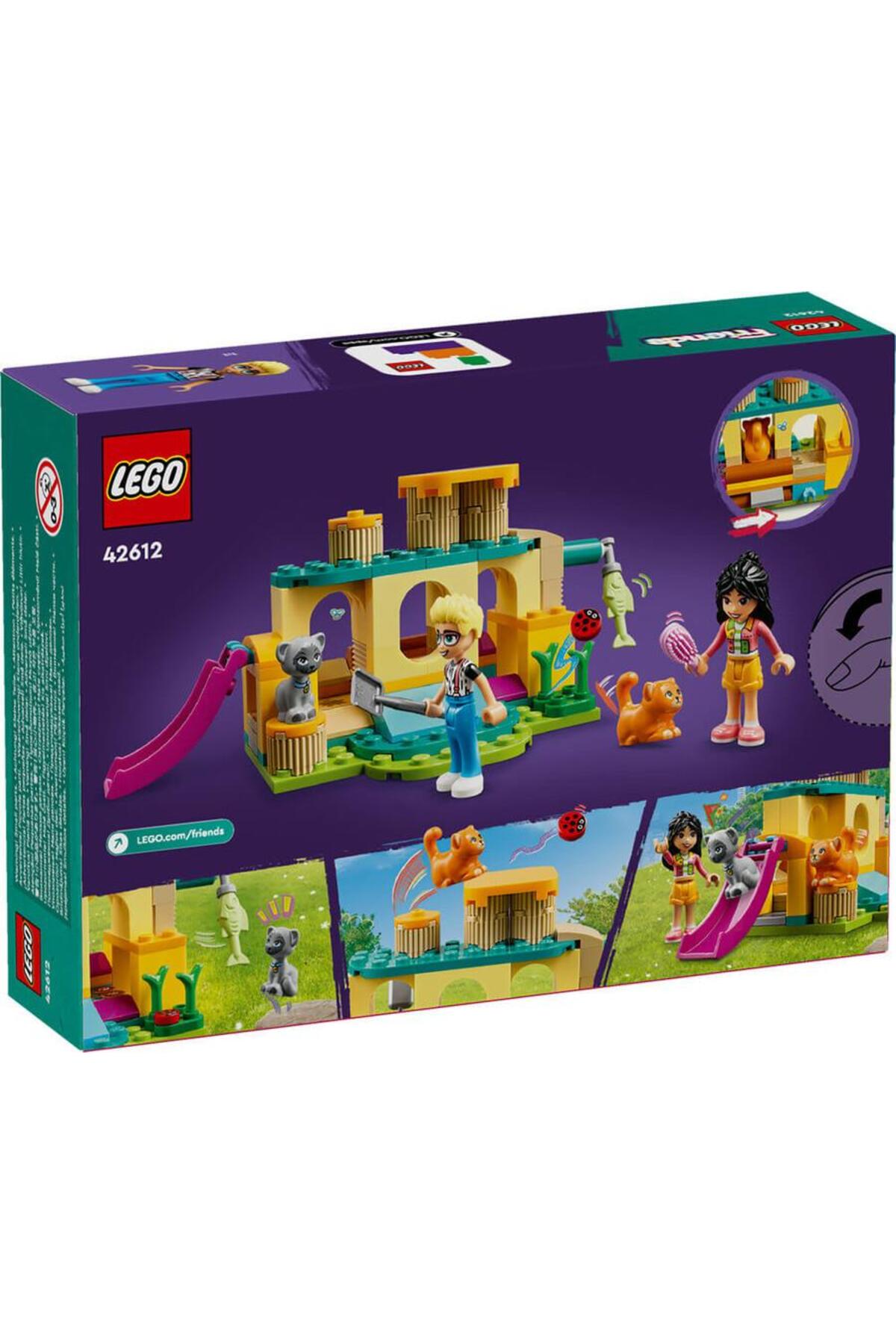LEGO ® Friends Kedi Oyun Parkı Macerası 42612  - 5 Yaş ve Üzeri İçin Yapım Seti (87 Parça) fotoğrafı 2 (önizleme)
