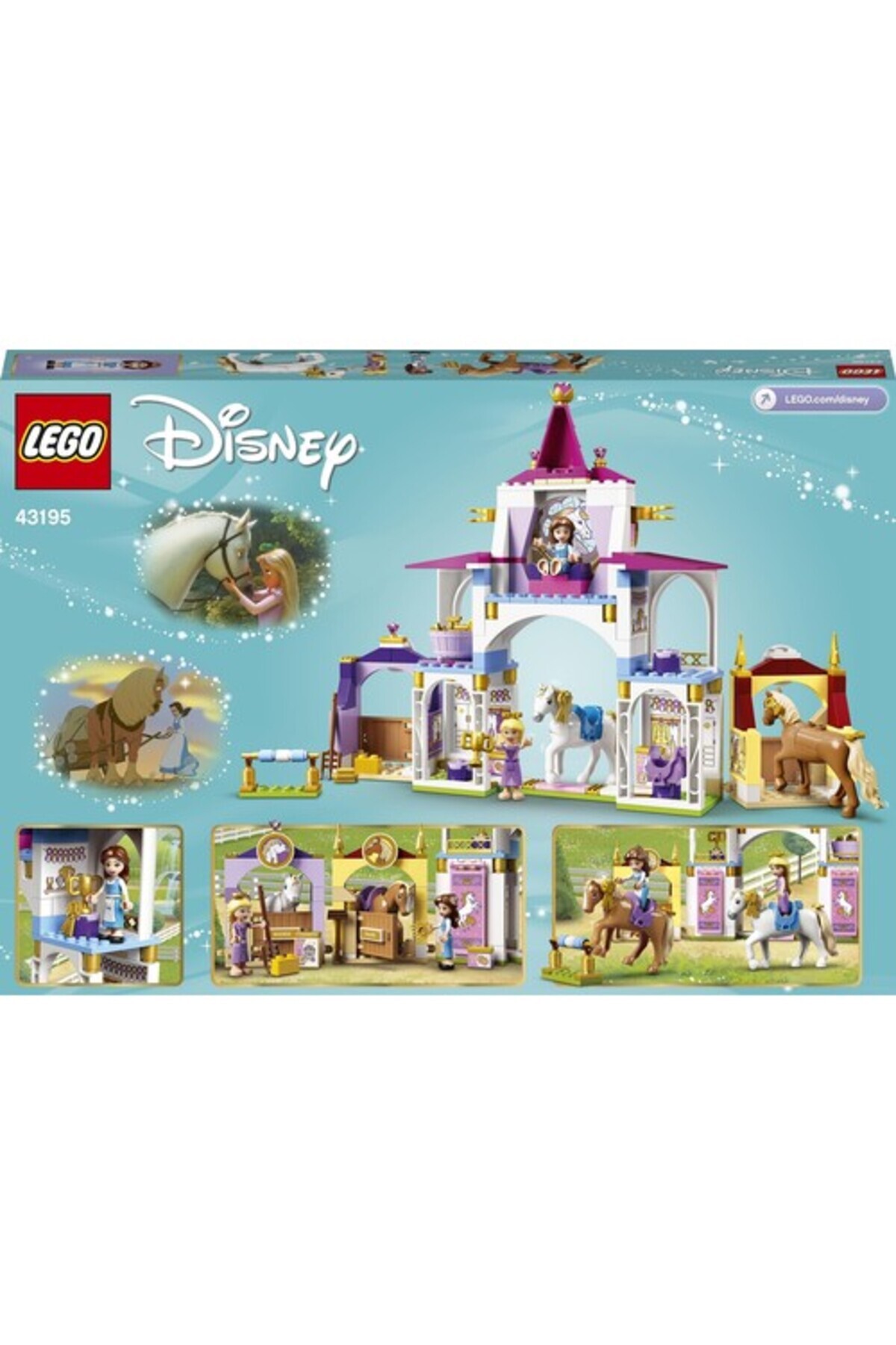 مجموعه ساختنی اصطبل سلطنتی بل و راپونزل دیزنی پرنسس™ ۴۳۱۹۵ (۲۳۹ قطعه)