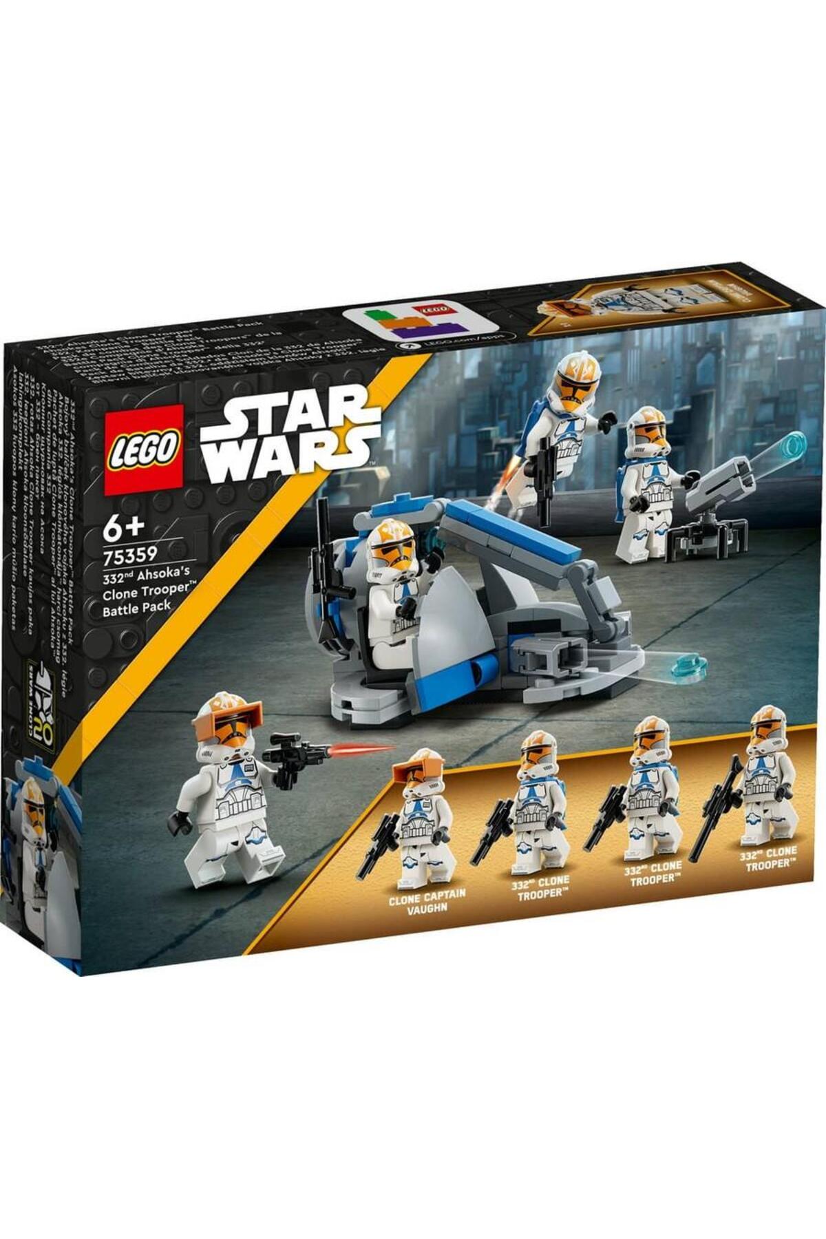 ® جنگ ستارگان™ ۳۳۲. بسته نبرد سربازان شبیه‌سازی‌شده آسوکا™ ۷۵۳۵۹ - مجموعه ساختنی (۱۰۸ قطعه)