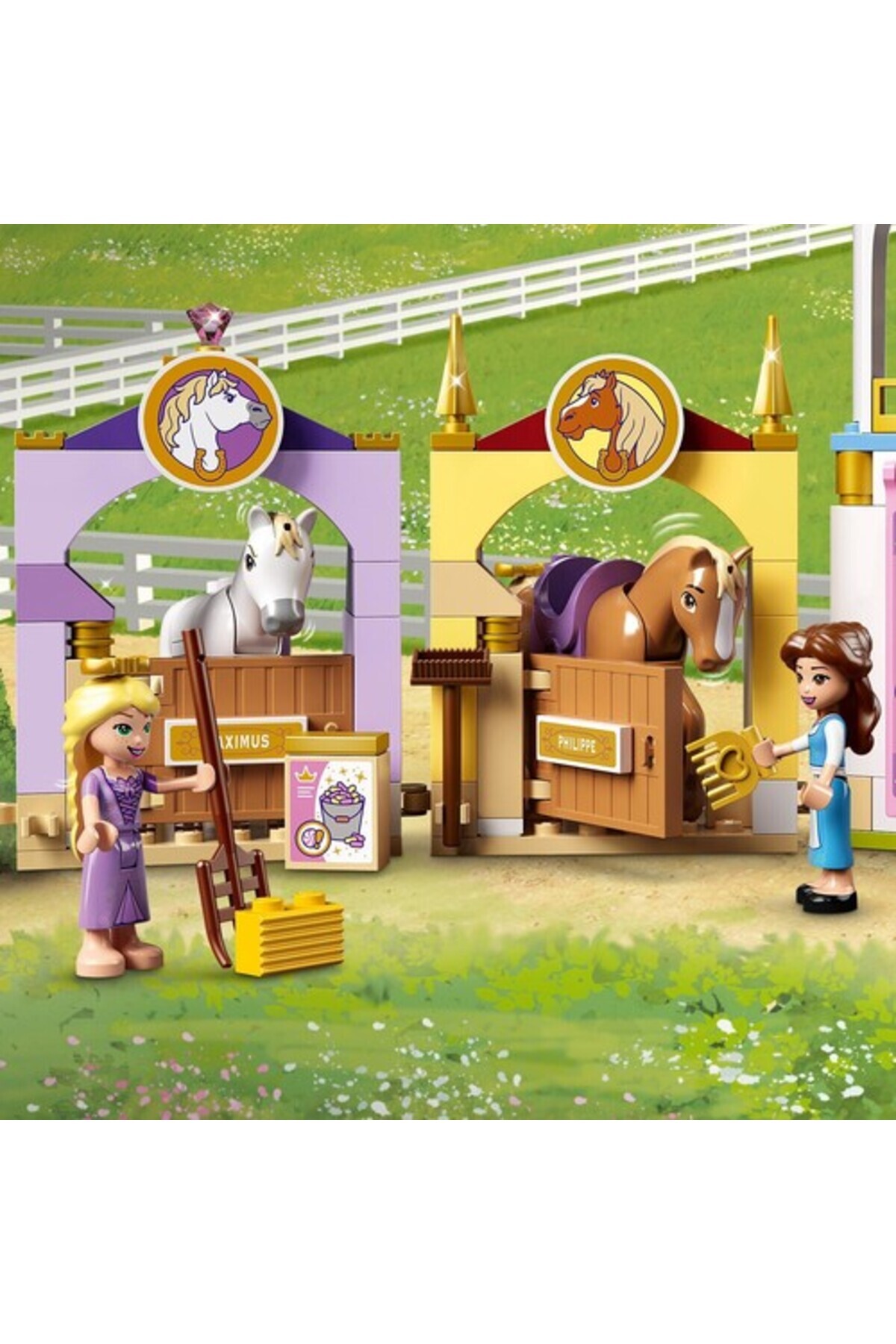 مجموعه ساختنی اصطبل سلطنتی بل و راپونزل دیزنی پرنسس™ ۴۳۱۹۵ (۲۳۹ قطعه)