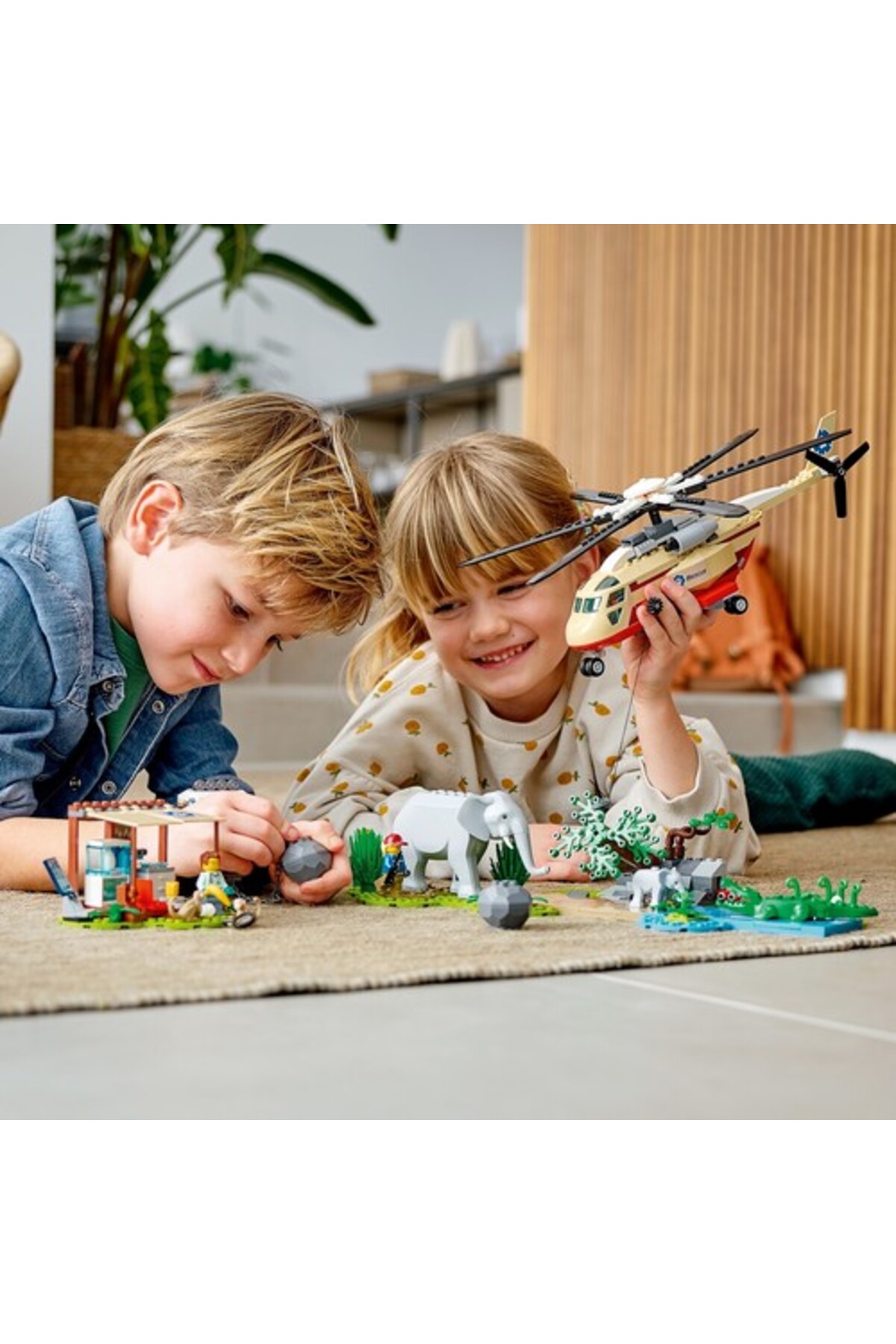 ۶۰۳۰۲ لگو® سیتی، عملیات نجات حیوانات وحشی / ۵۲۵ قطعه / سن +۶ سال / لگو و اسباببازیهای ساختنی