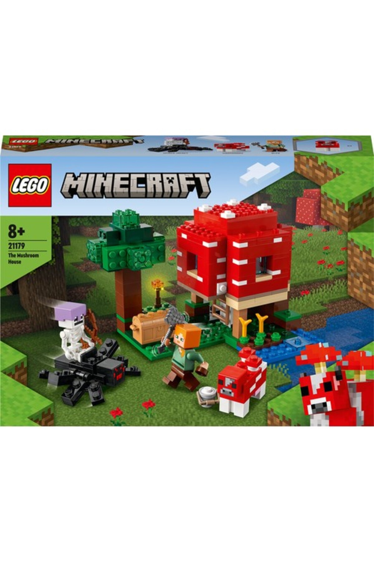 LEGO ® Minecraft® Mantar Evi 21179 Yapım Seti (272 Parça) fotoğrafı 7 (önizleme)