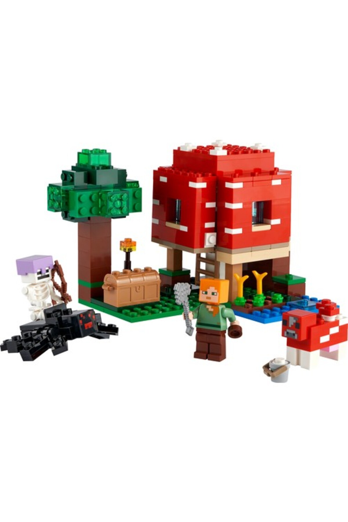 LEGO ® Minecraft® Mantar Evi 21179 Yapım Seti (272 Parça) fotoğrafı 2 (önizleme)