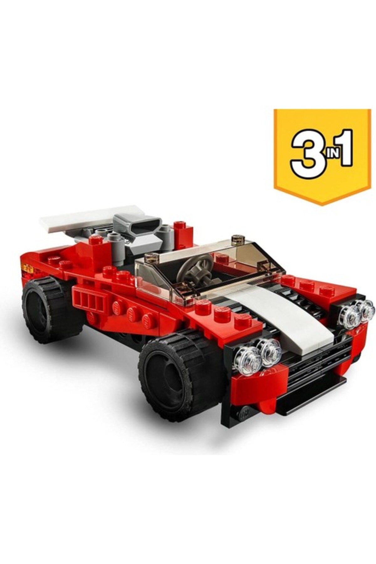 LEGO Starx Creator Spor Araba 31100 - Araba Seven Çocuklar için Yaratıcı Oyuncak Yapım Seti (134 Par fotoğrafı 5 (önizleme)