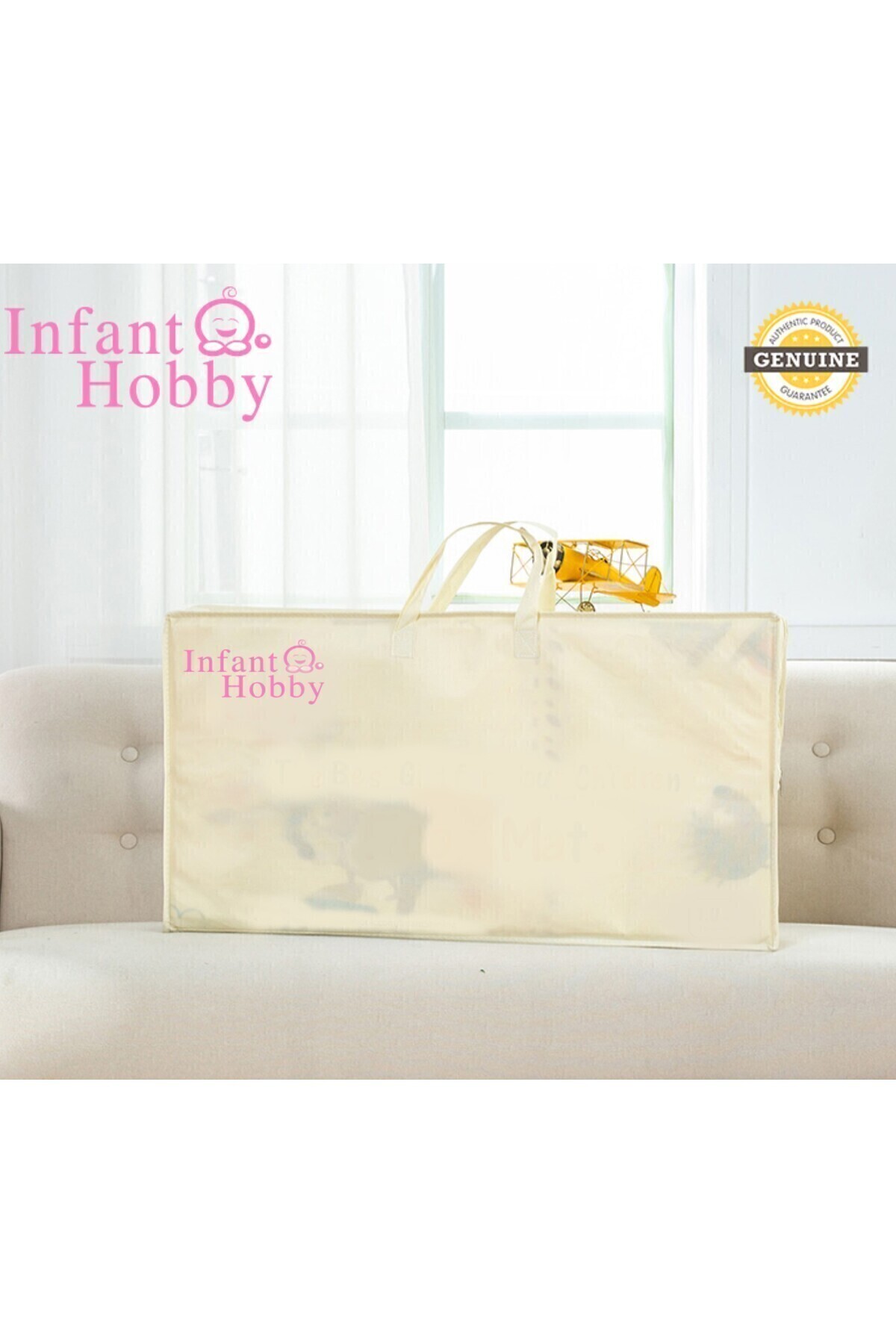 İnfant Hobby Happy Dream Premium Katlanabilir Oyun Matı Çift Taraflı Tasarım 160x180x1 Cm fotoğrafı 7 (önizleme)