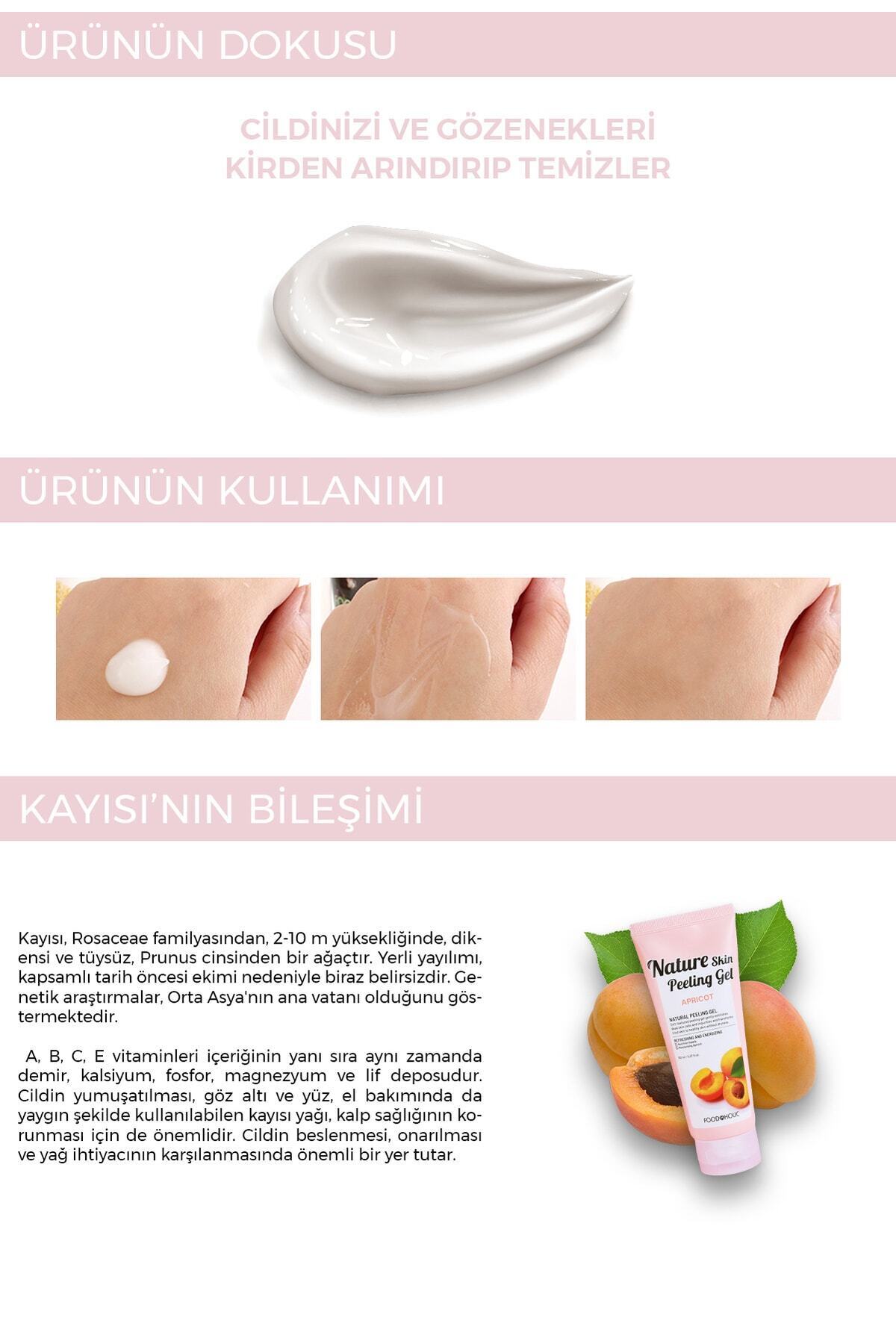 Doğal Kayısı Özlü Vücut ve Yüz Peelingi Beyazlatıcı, Arındırıcı ve Aydınlatıcı, Leke Karşıtı 150ml — Foodaholic019 — تصویر 4 از 4